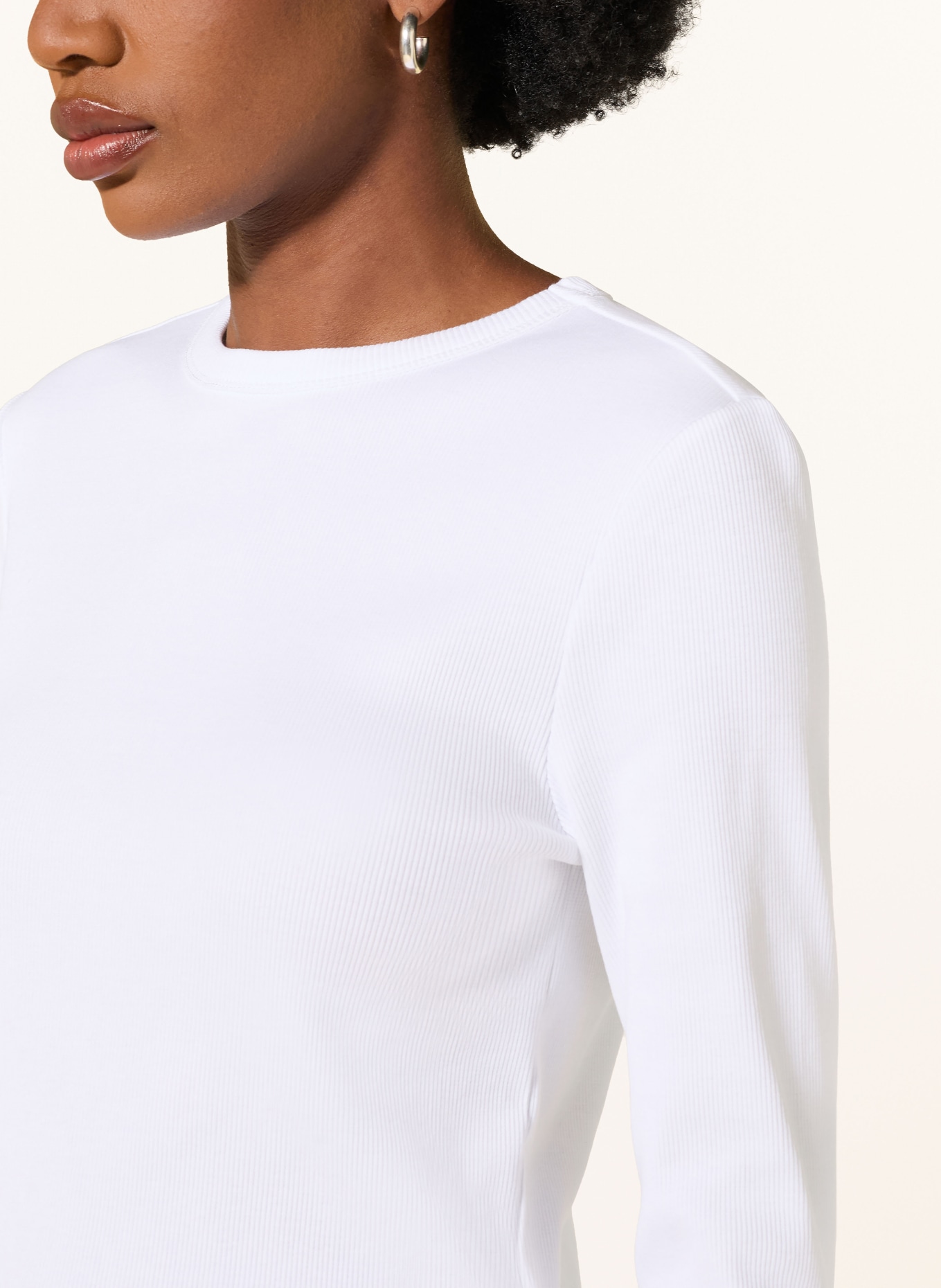 MRS & HUGS Longsleeve: WEISS