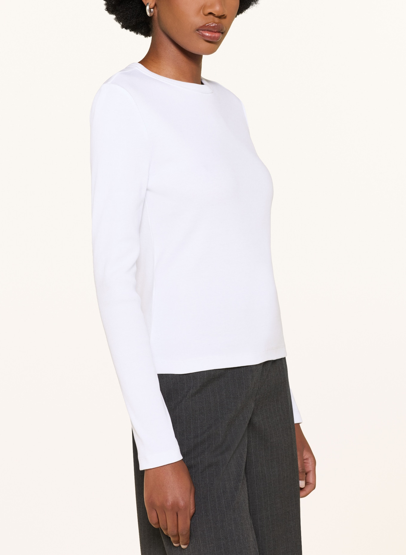 MRS & HUGS Longsleeve: WEISS