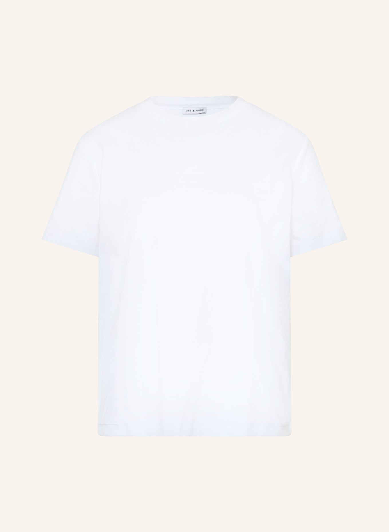 MRS & HUGS T-Shirt: WEISS