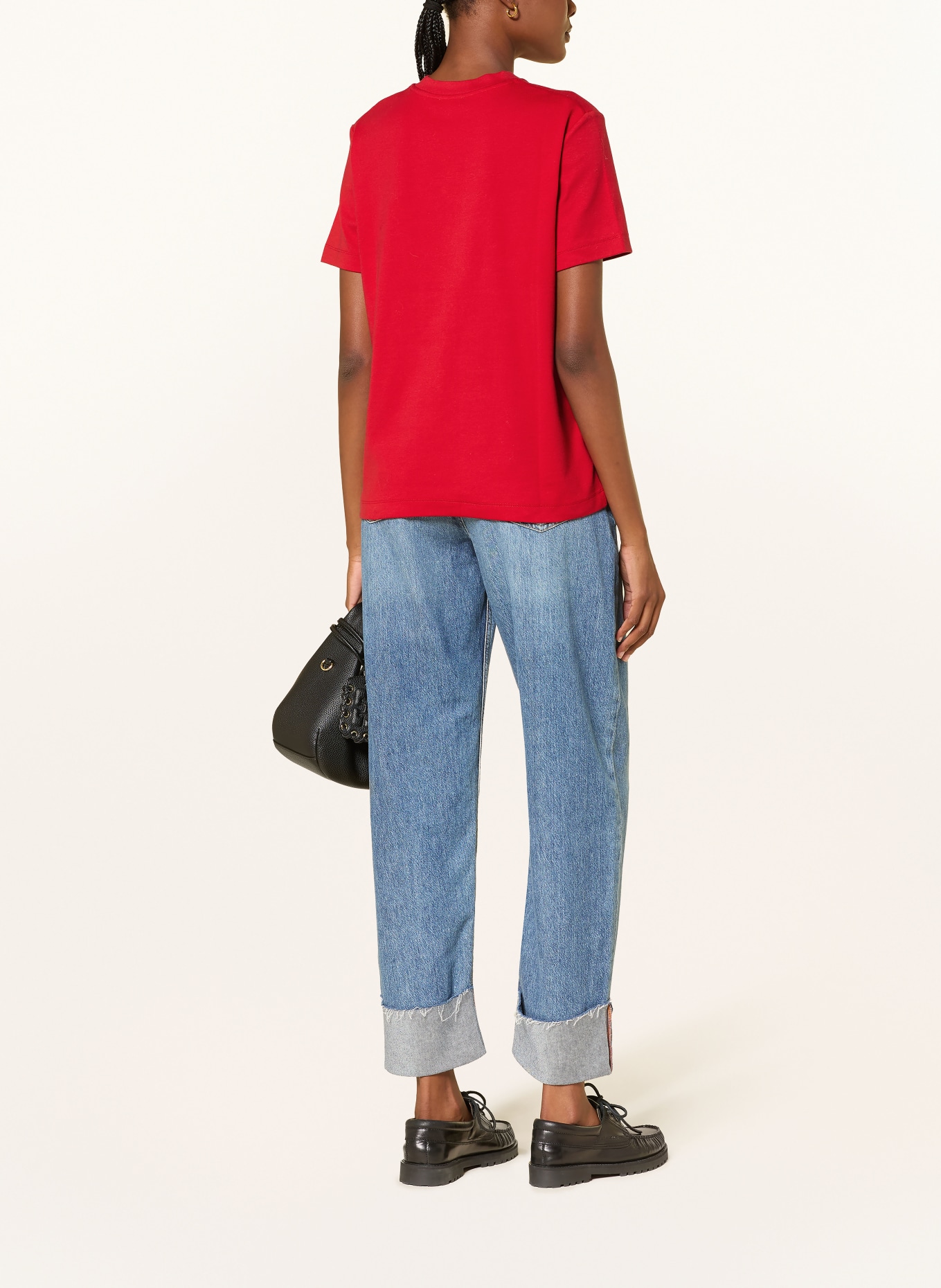 MRS & HUGS T-shirt: ROOD