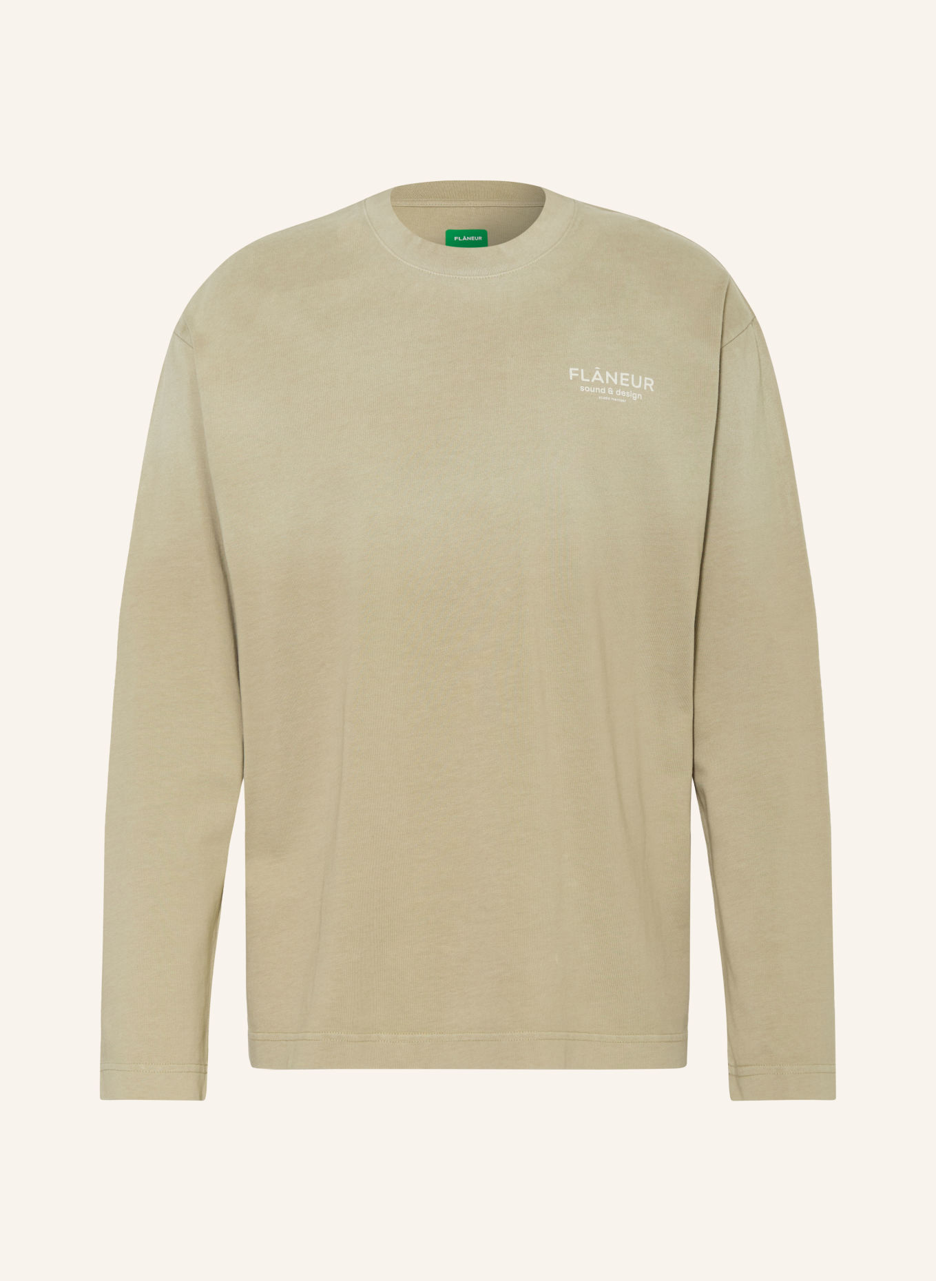 FLÂNEUR Långärmad tröja: BEIGE / GRÄDDE