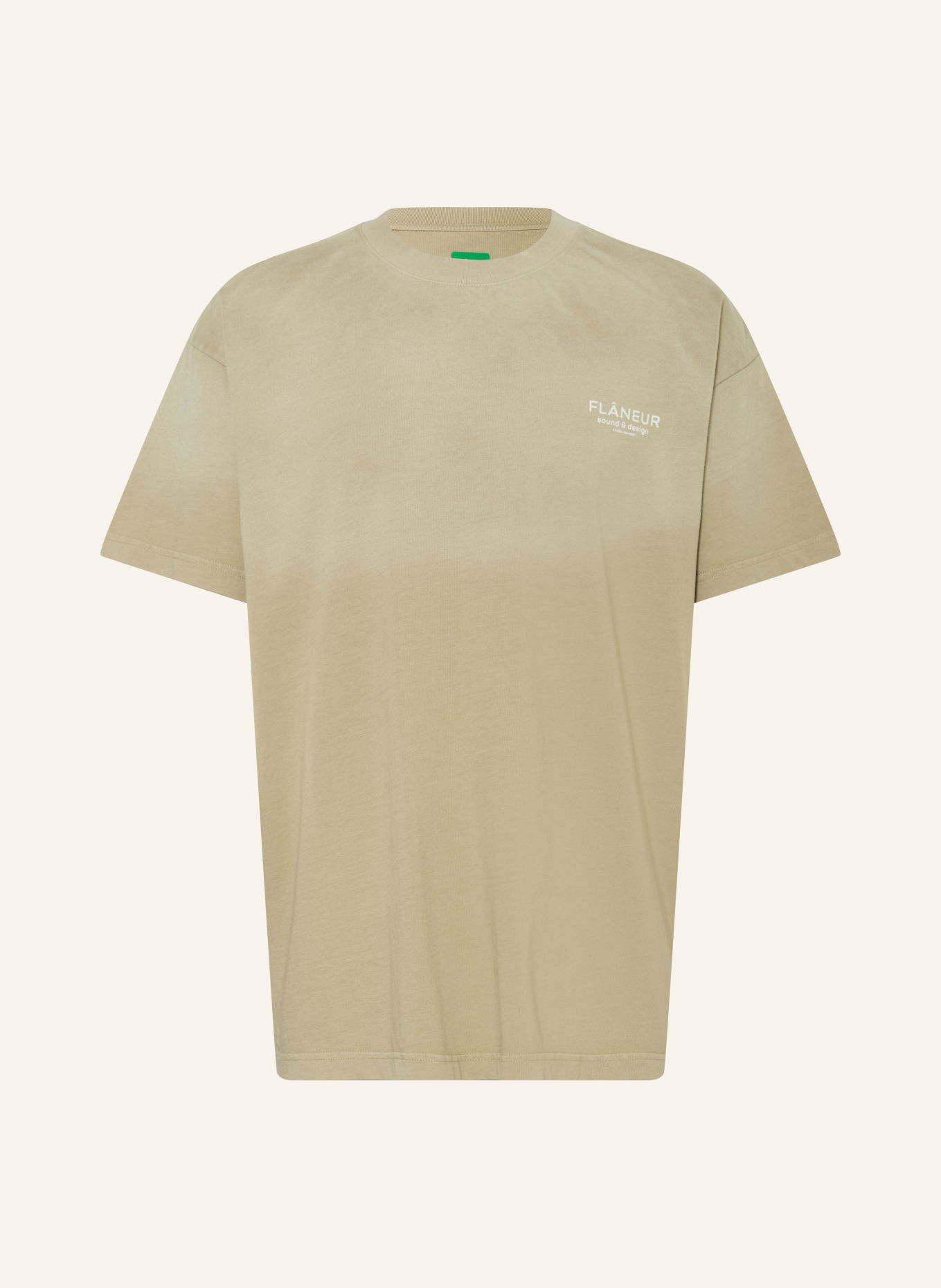 FLÂNEUR T-shirt: BEIGE / CREME