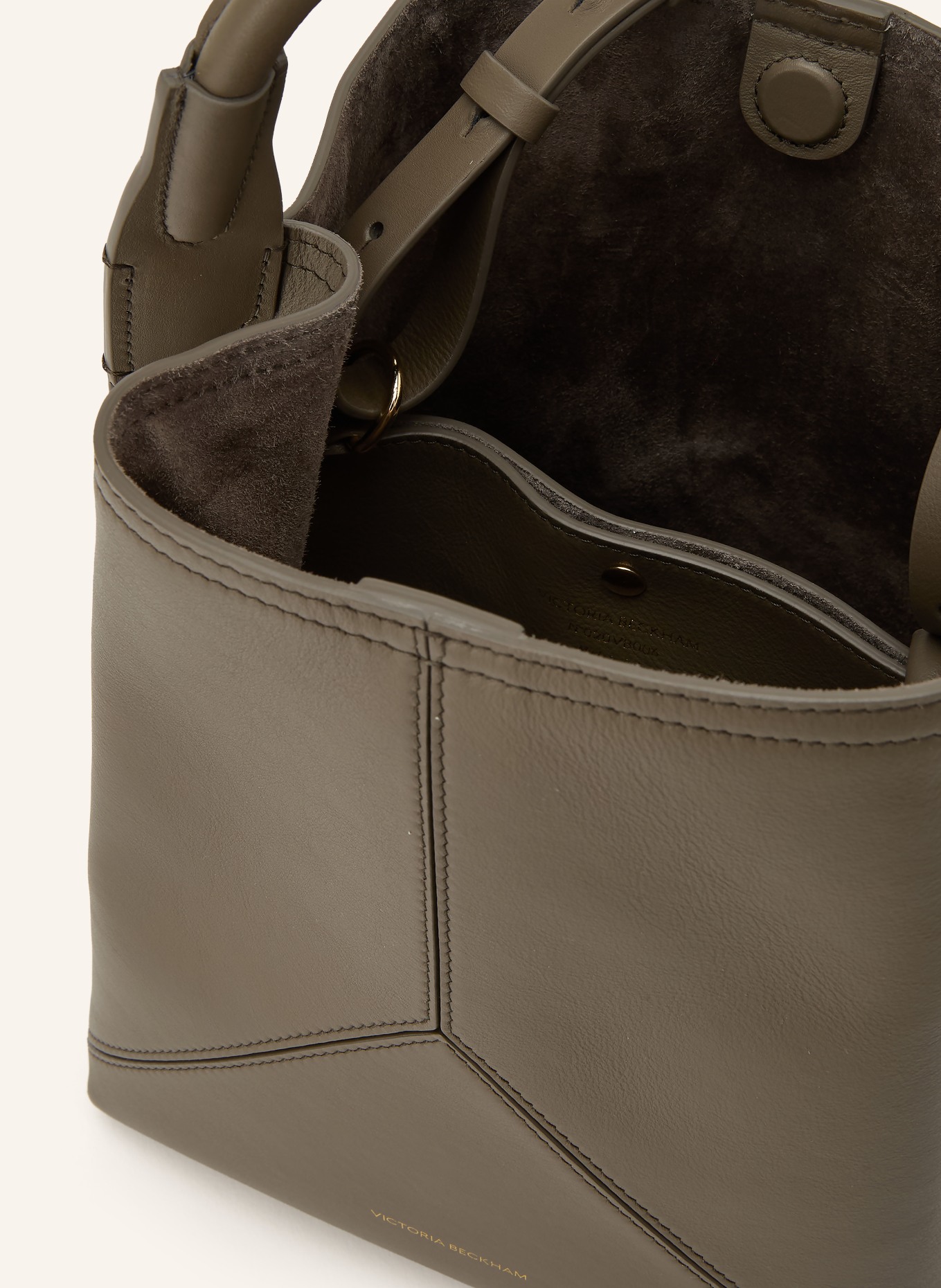 VICTORIA BECKHAM Torebka typu worek: KHAKI