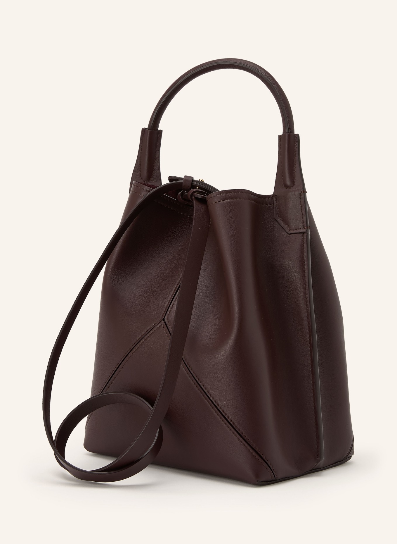 VICTORIA BECKHAM Torebka typu worek: CIEMNOCZERWONY