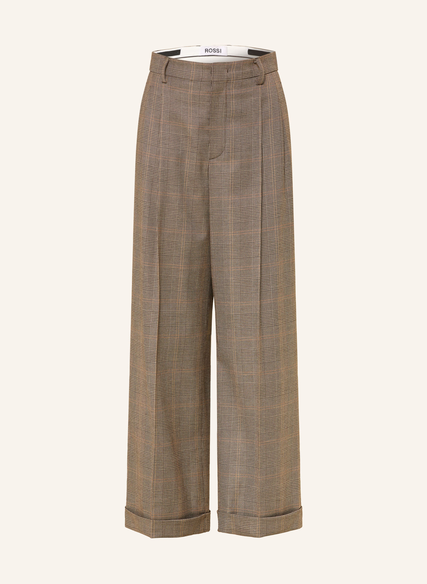 ROSSI Marlenehose NEVIN: DUNKELBRAUN / BEIGE