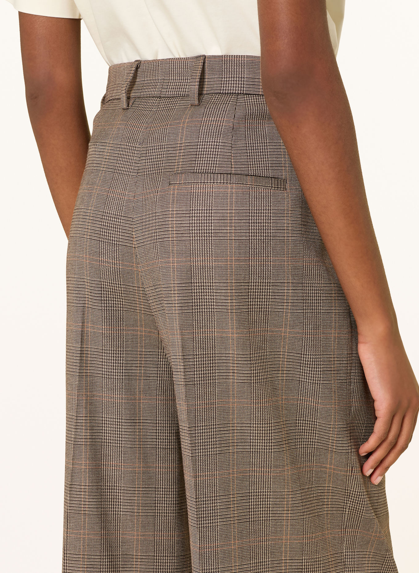 ROSSI Marlenehose NEVIN: DUNKELBRAUN / BEIGE