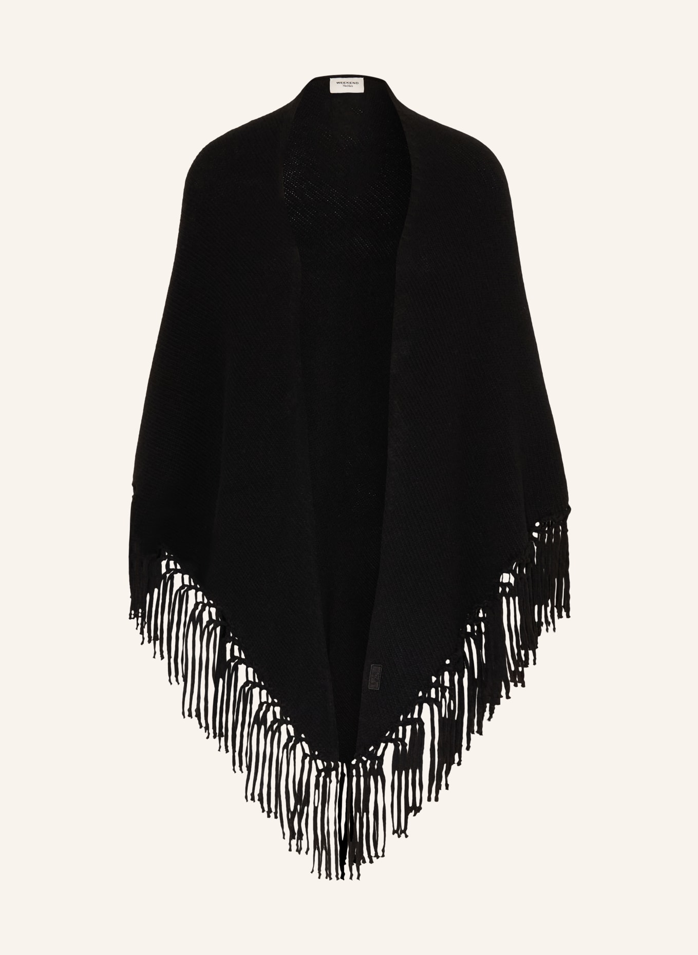 WEEKEND Max Mara Stola TORNADO: CZARNY