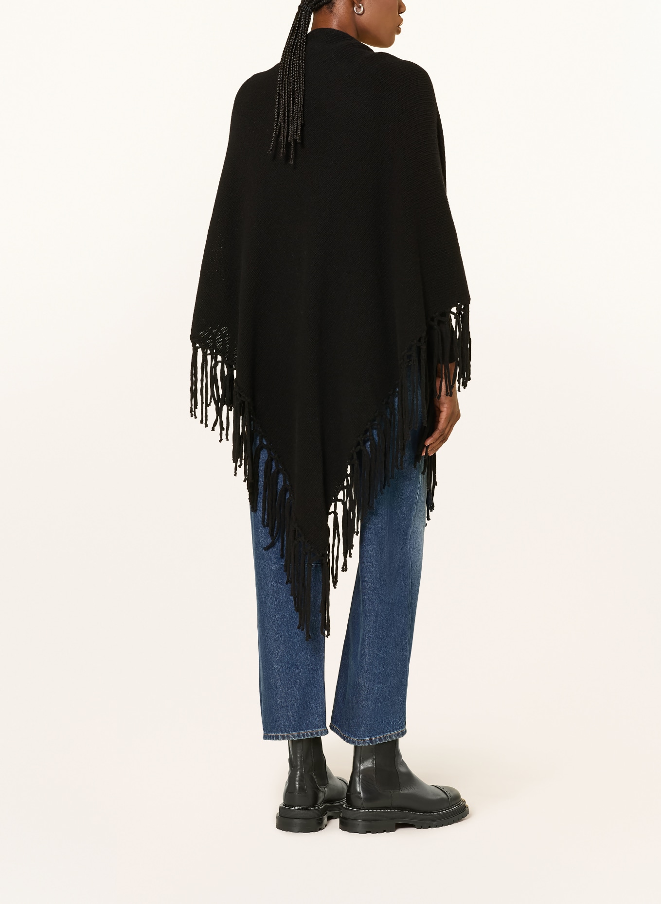 WEEKEND Max Mara Stola TORNADO: CZARNY