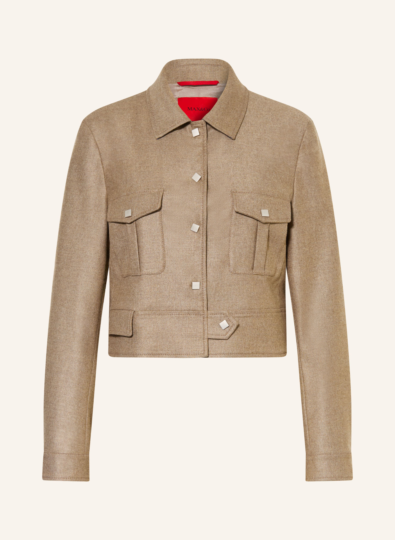 MAX & Co. GIRONE Boxy jacket: BEIGE