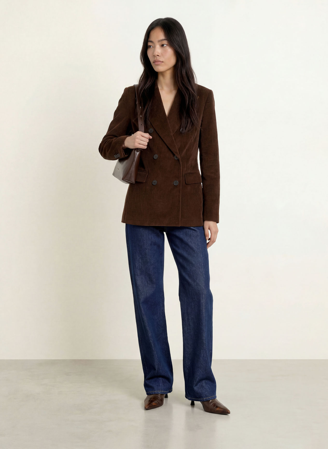 MAX & Co. Straight jeans CALESSE: 001 NAVY