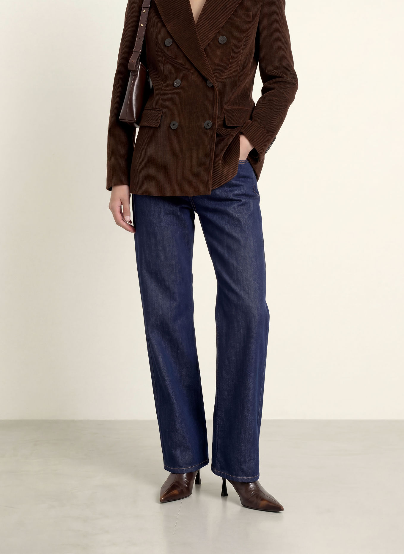 MAX & Co. Straight jeans CALESSE: 001 NAVY