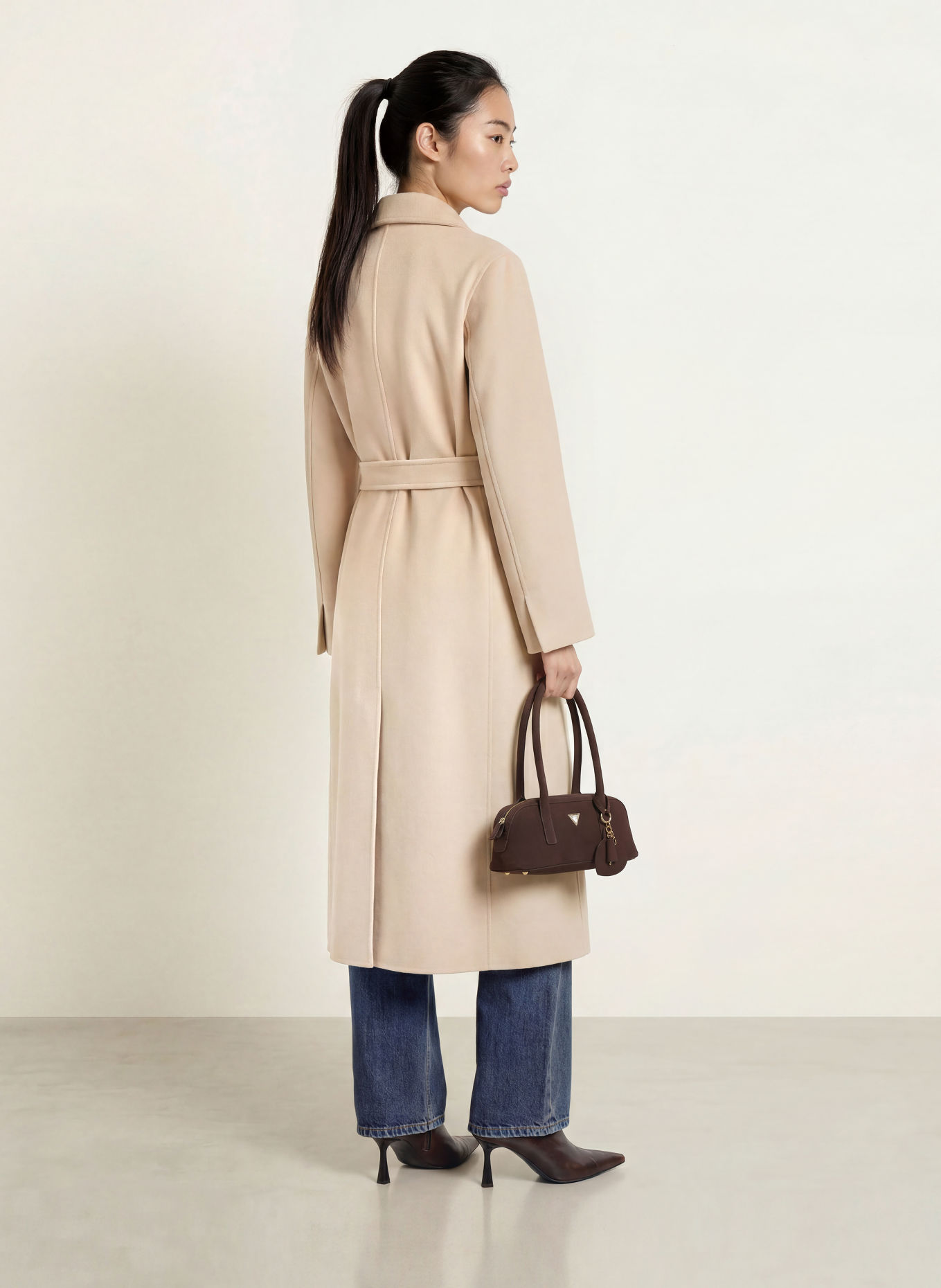 MAX & Co. LONGRUND Wool coat: ECRU