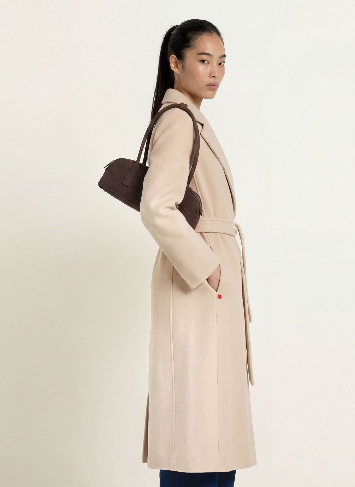 MAX & Co. LONGRUND Wool coat: ECRU