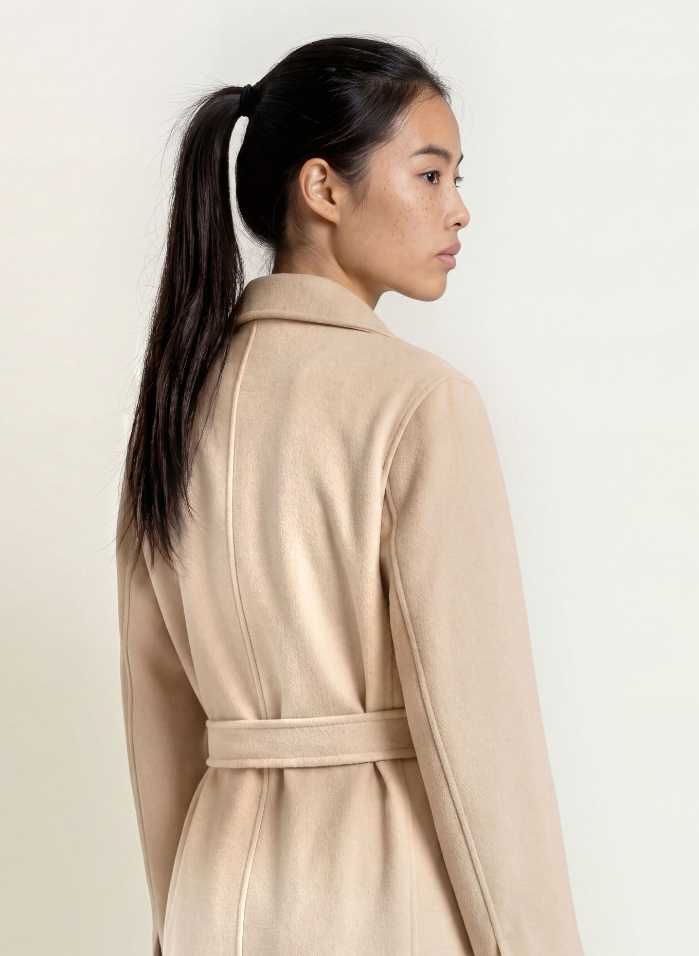 MAX & Co. LONGRUND Wool coat: ECRU