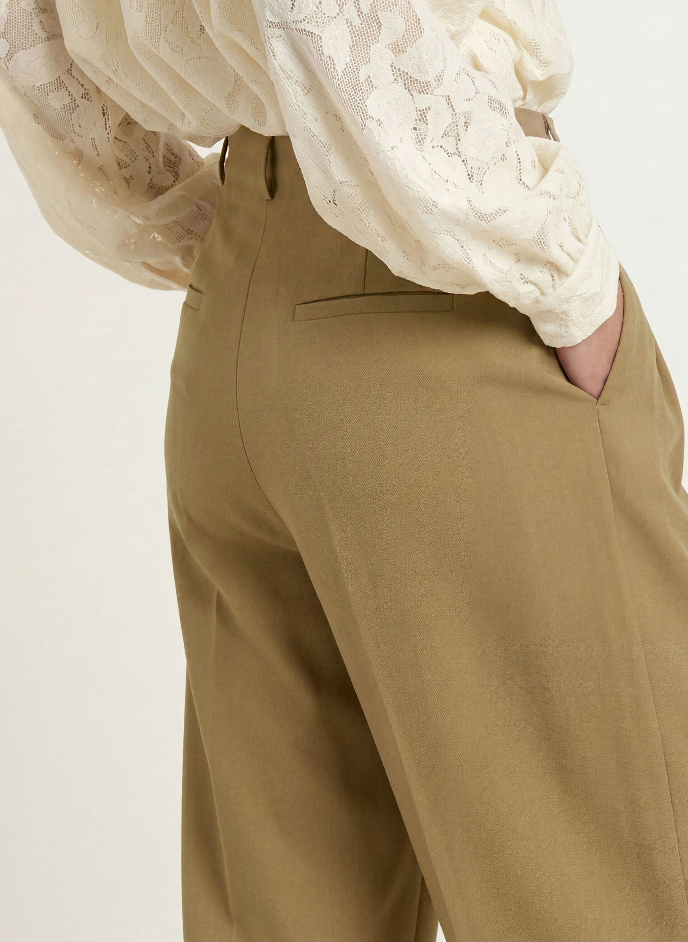 MAX & Co. Marlenehose BRUNO: KHAKI