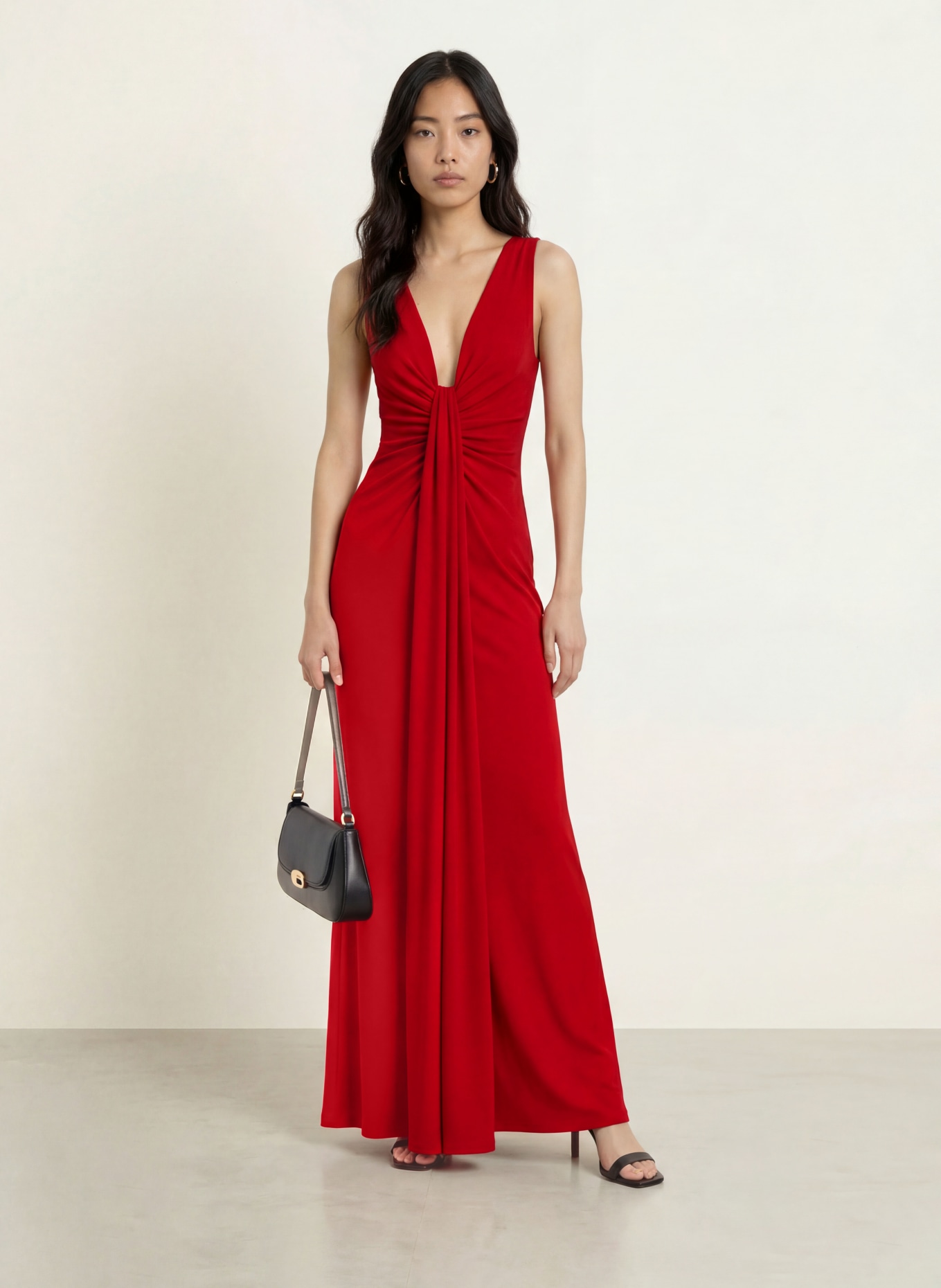 ADRIANNA PAPELL Abendkleid ARTISAN mit Cut-out: ROT