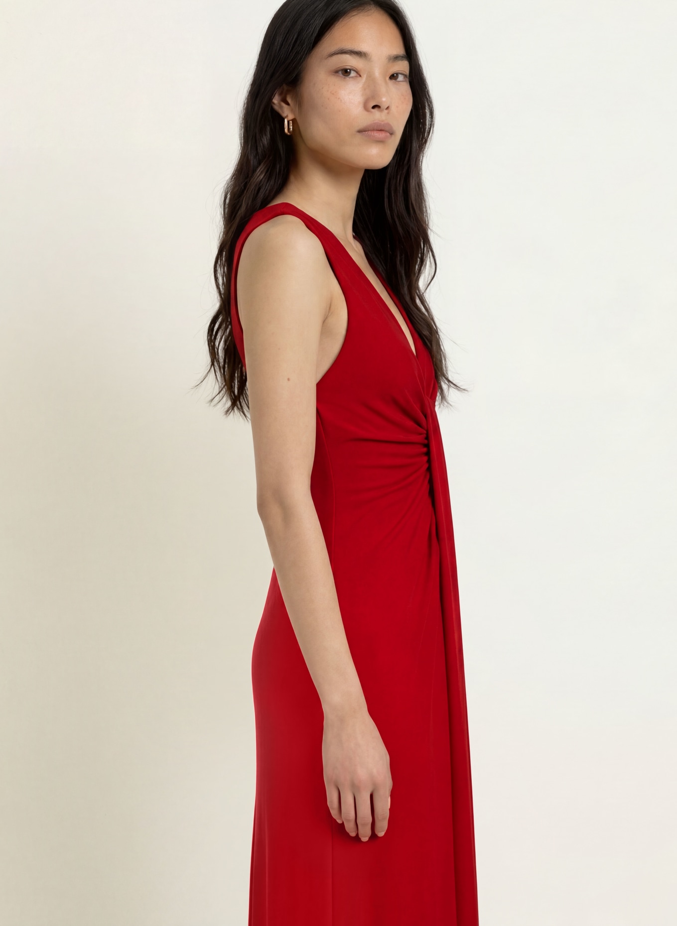 ADRIANNA PAPELL Abendkleid ARTISAN mit Cut-out: ROT
