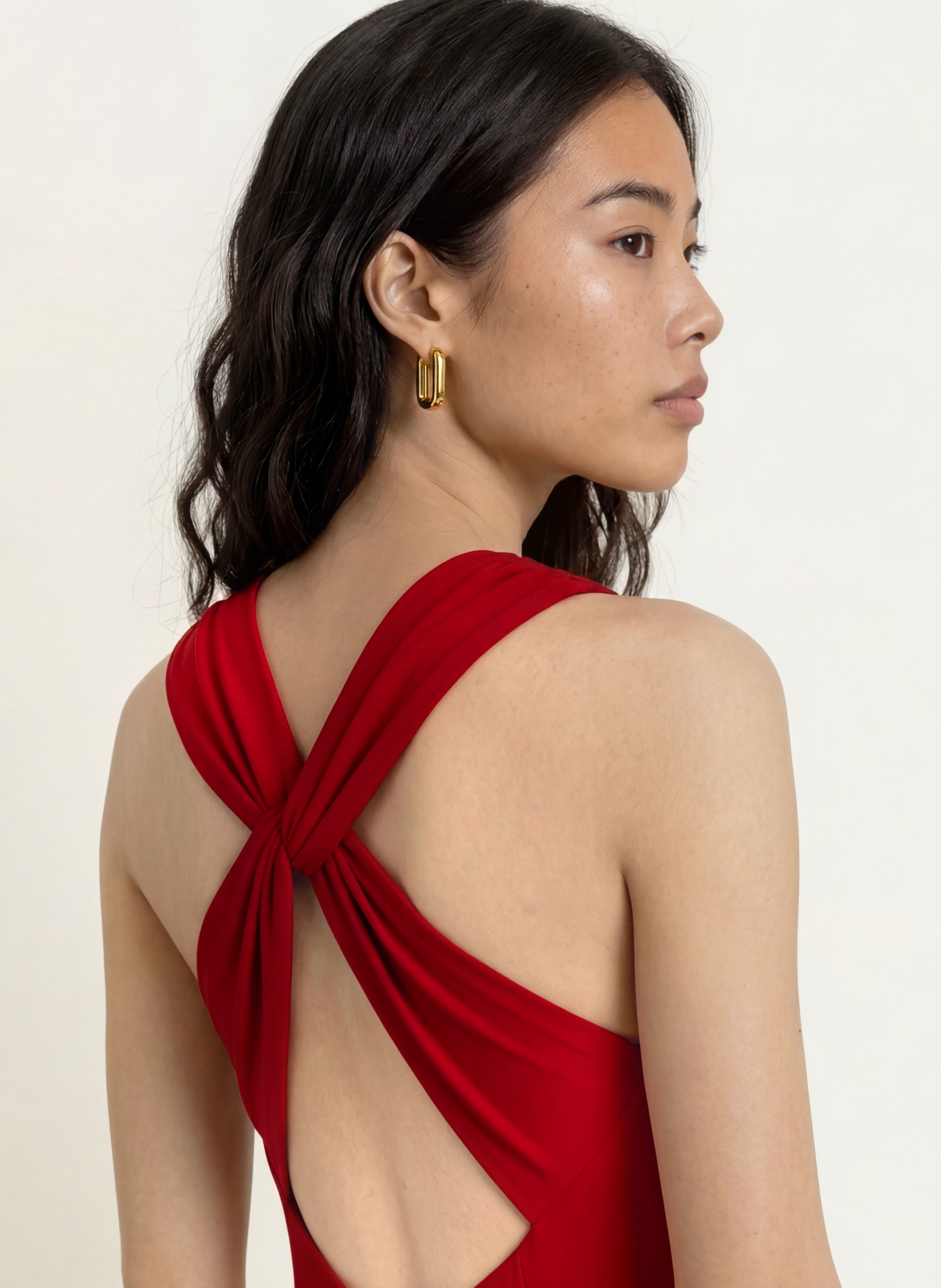 ADRIANNA PAPELL Abendkleid ARTISAN mit Cut-out: ROT
