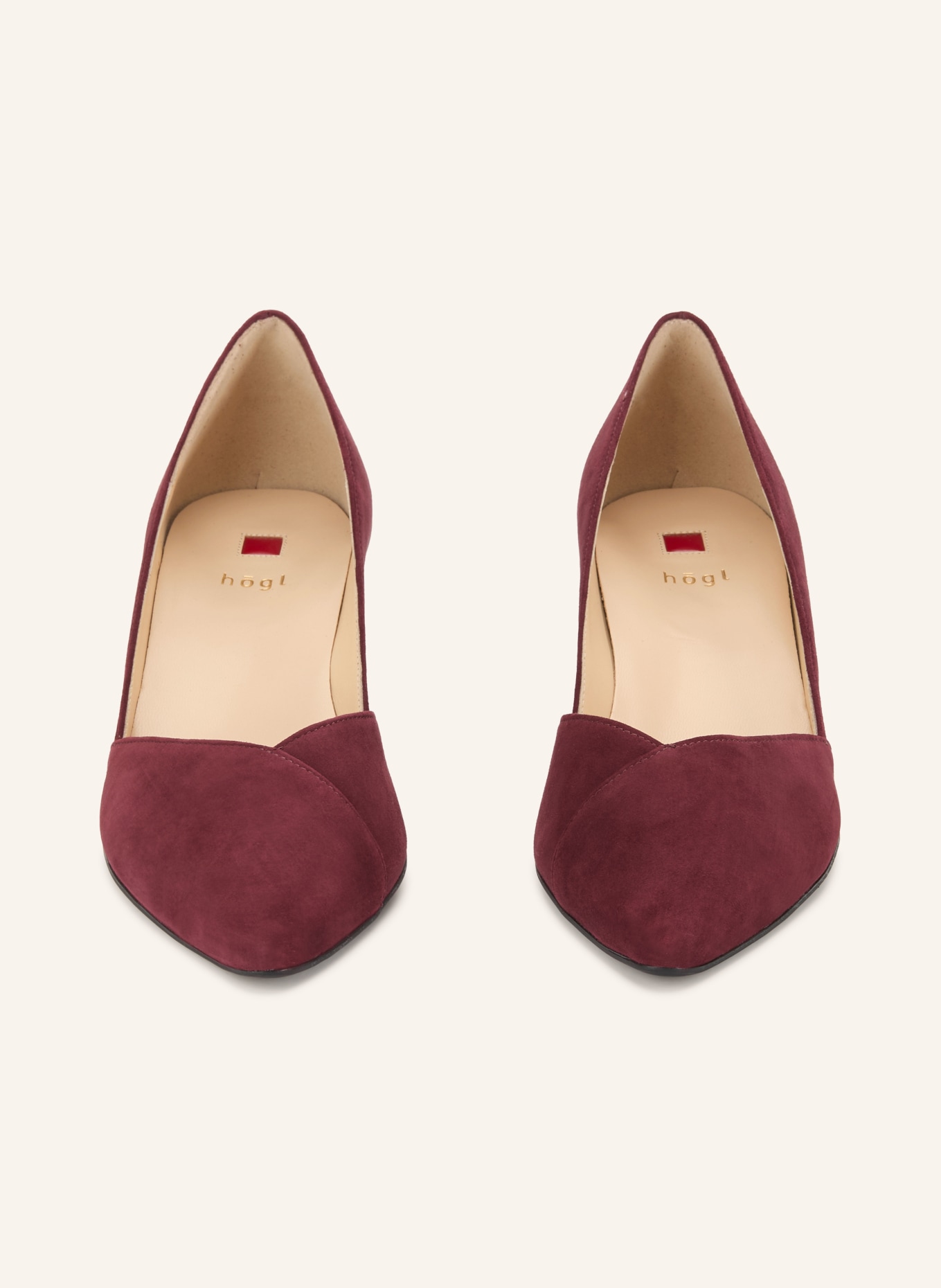 Högl Pumps: DONKERROOD