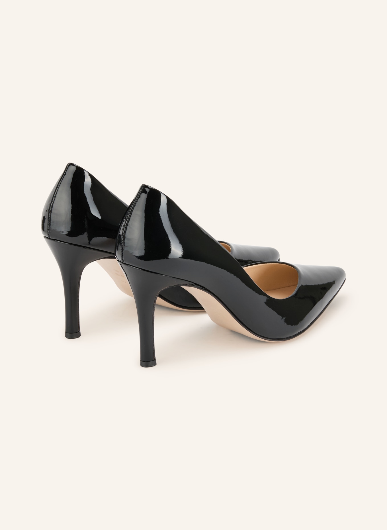 Högl Lakleren pumps: ZWART