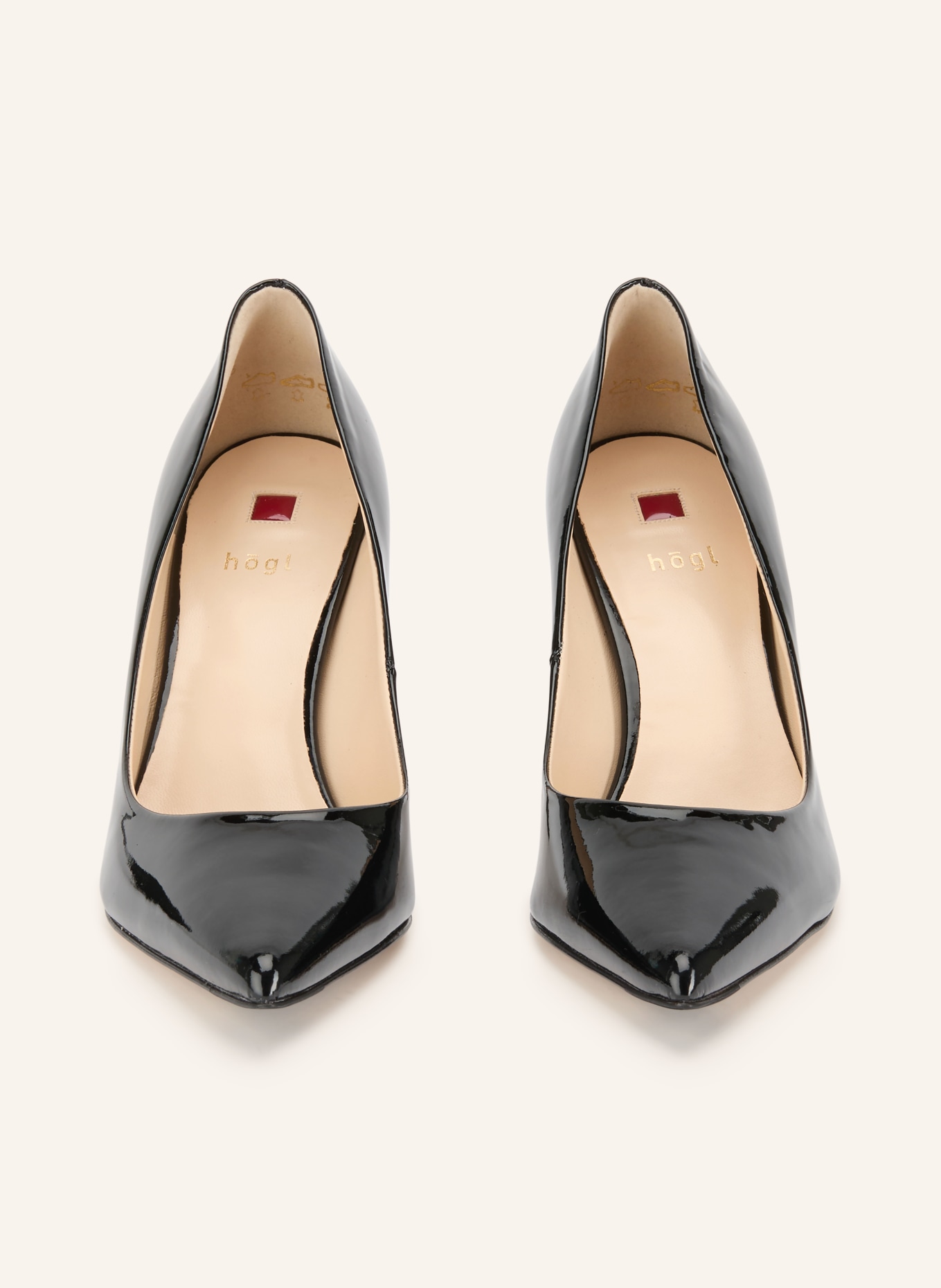 Högl Lakleren pumps: ZWART