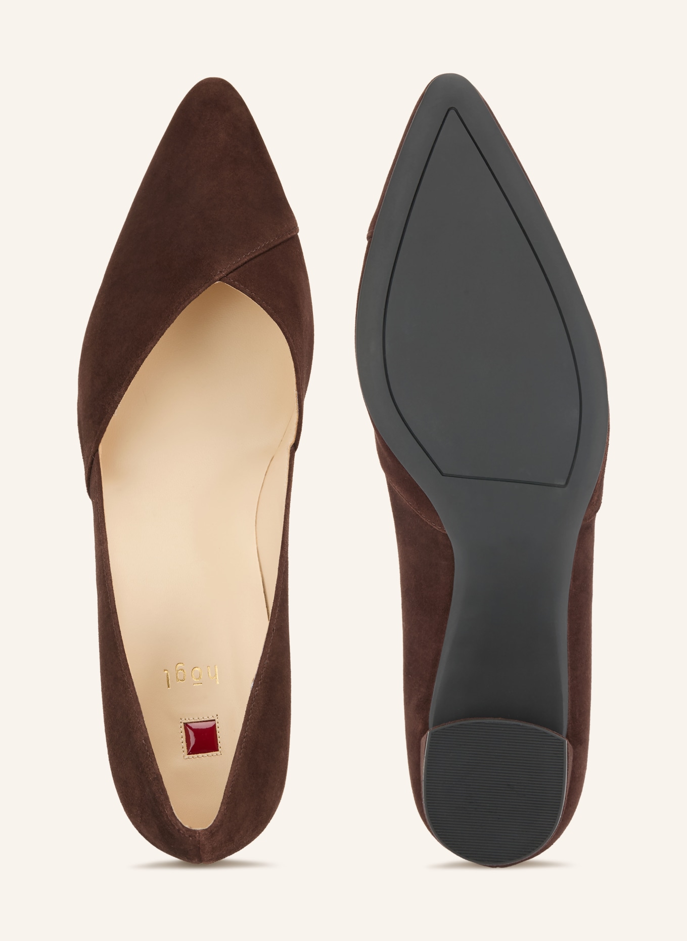 Högl Pumps: MARRON FONCÉ