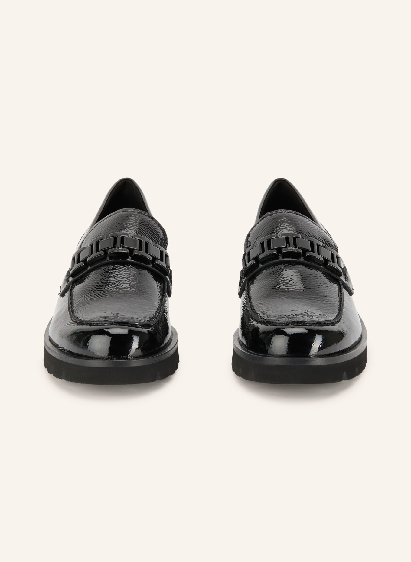 Högl Lakleren loafers: ZWART