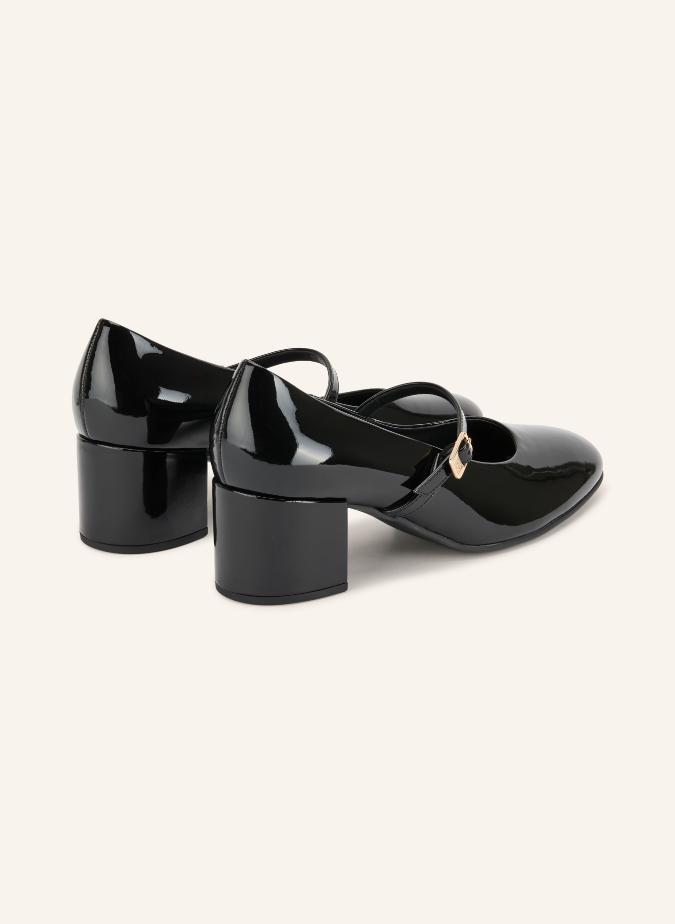 Högl Mary Jane-pumps: ZWART / GOUD