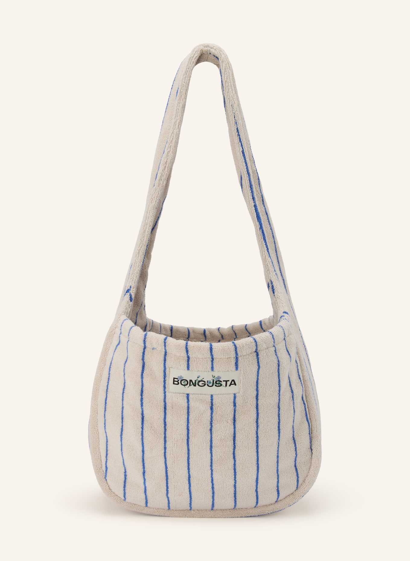 BONGUSTA NARAM Tote Bag: BLUE / BEIGE