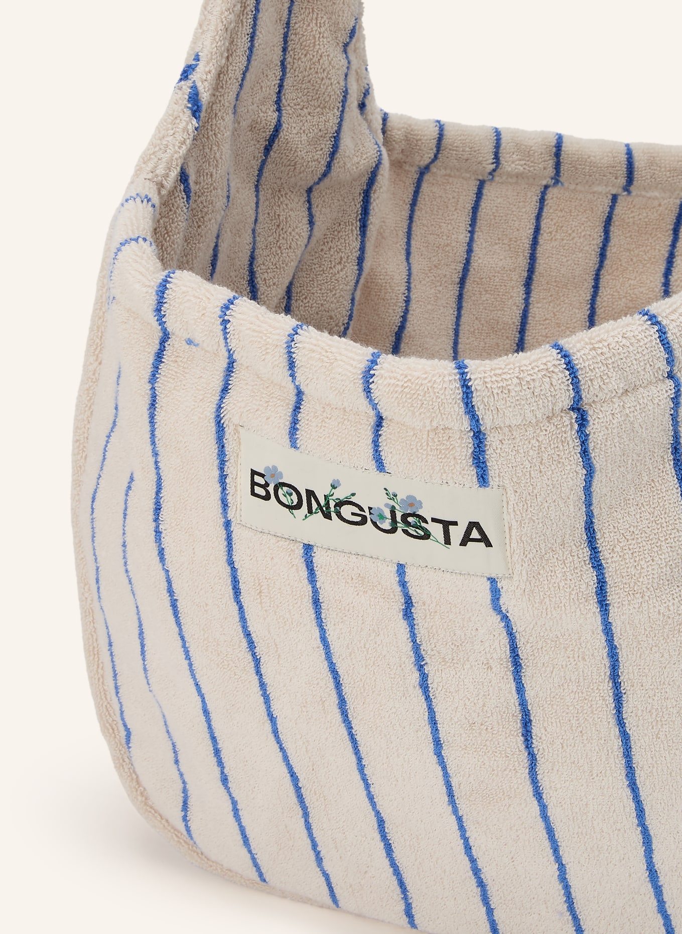 BONGUSTA NARAM Tote Bag: BLUE / BEIGE