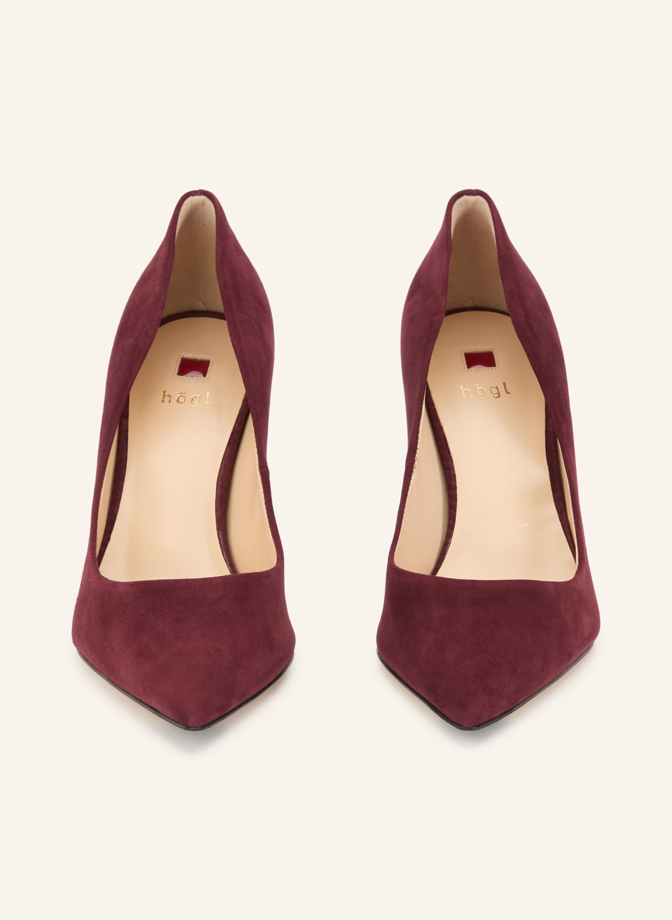 Högl Pumps: DONKERROOD