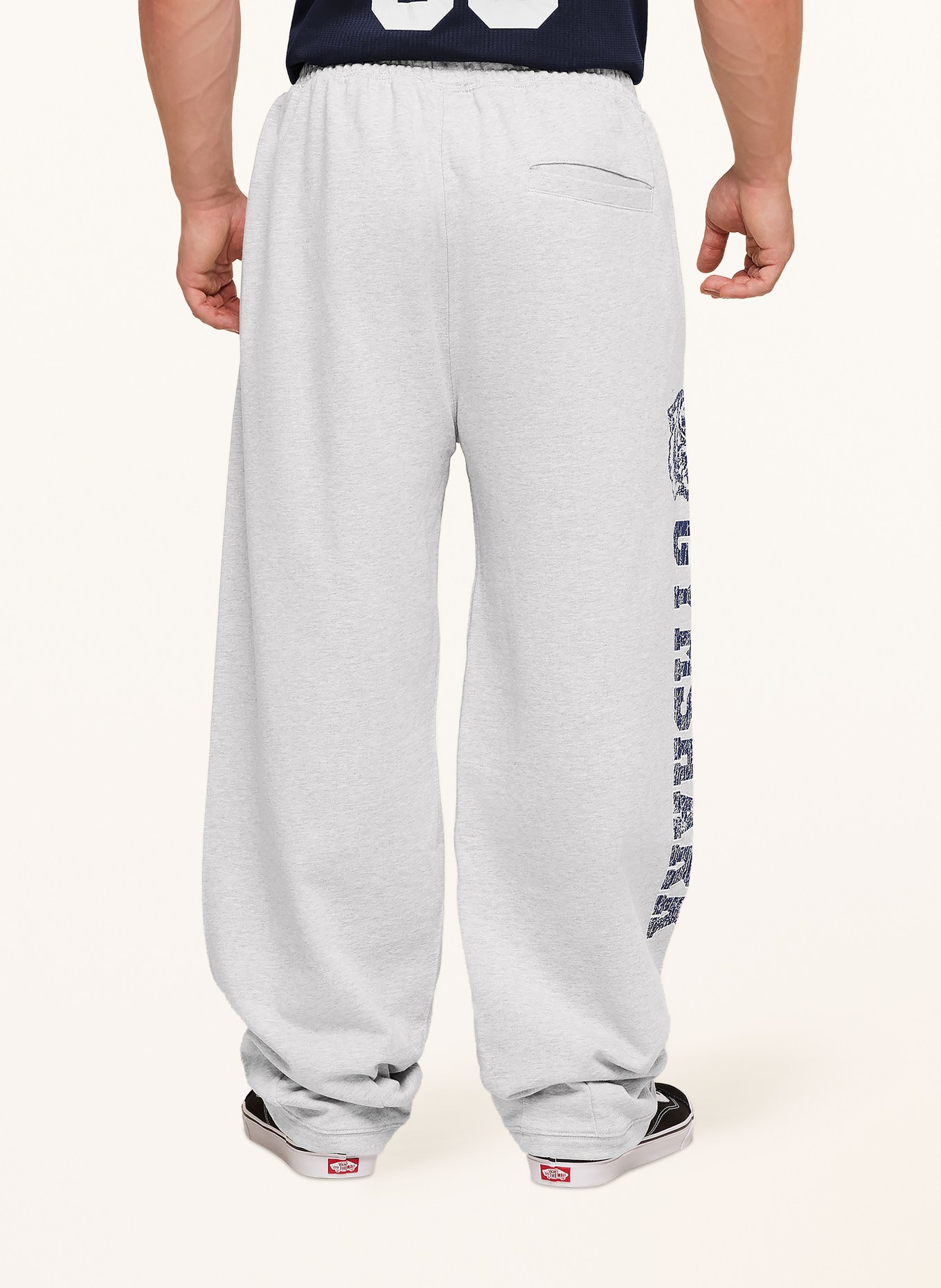 GYMSHARK Sweatpants RETRO WIDE LEG: HELLGRAU