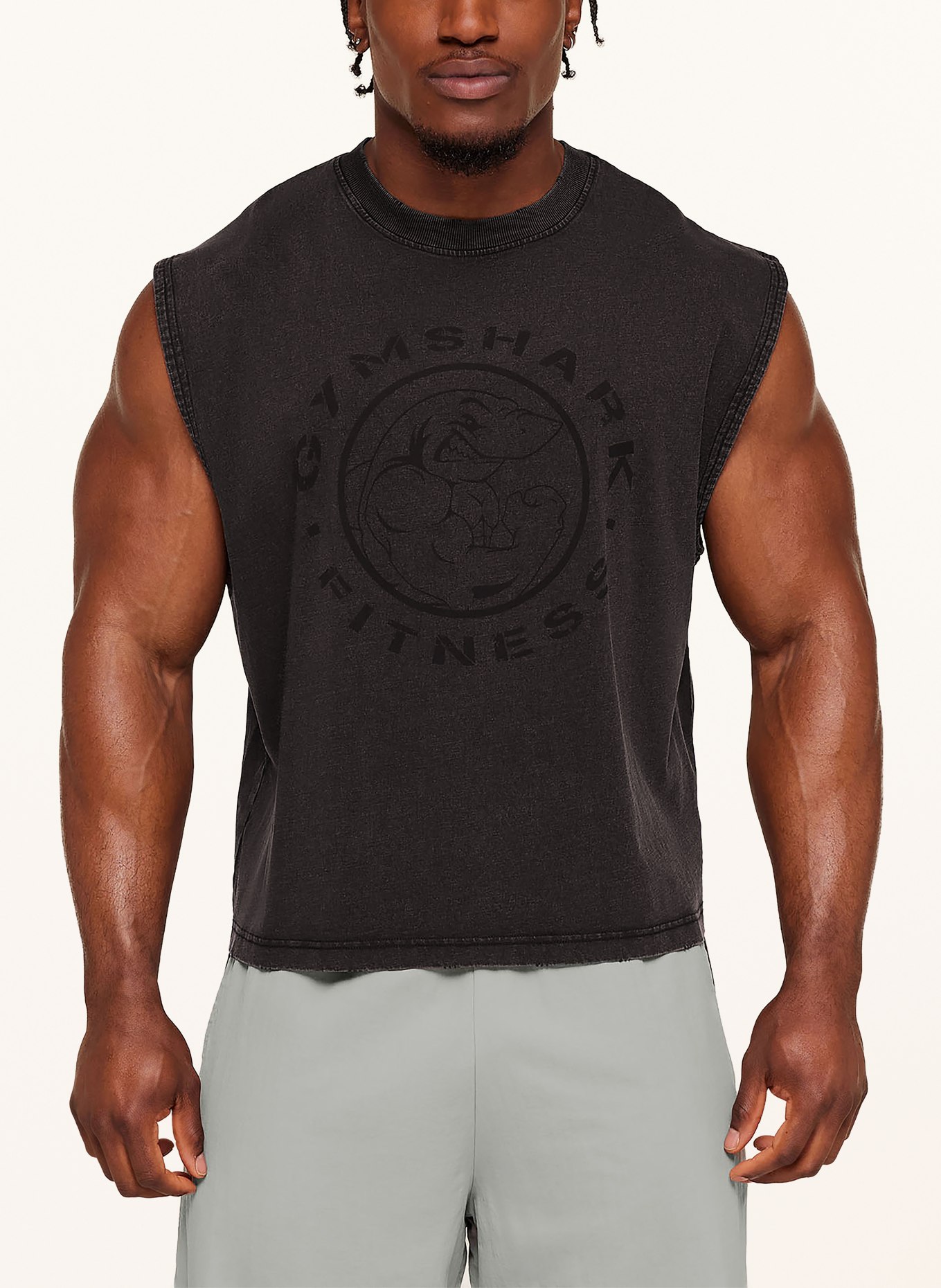 GYMSHARK Débardeur VINTAGE LEGACY: NOIR