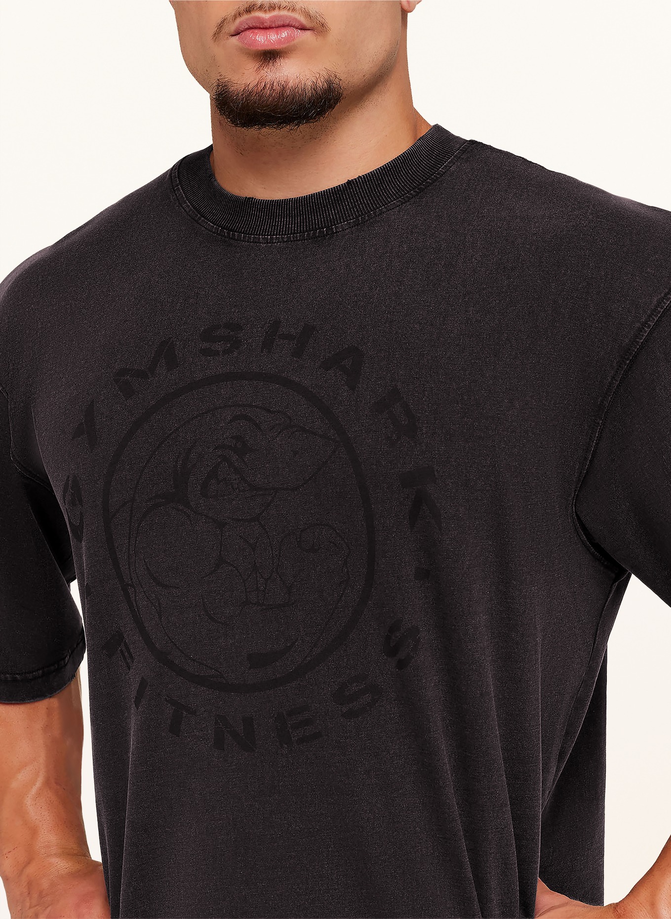 GYMSHARK T-shirt VINTAGE LEGACY: NOIR