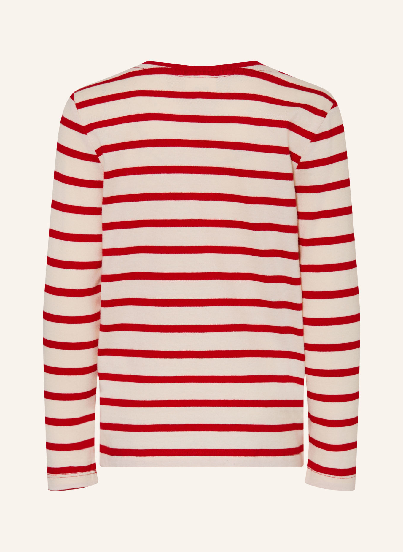 s.Oliver RED Longsleeve mit Pailletten: ROT / CREME