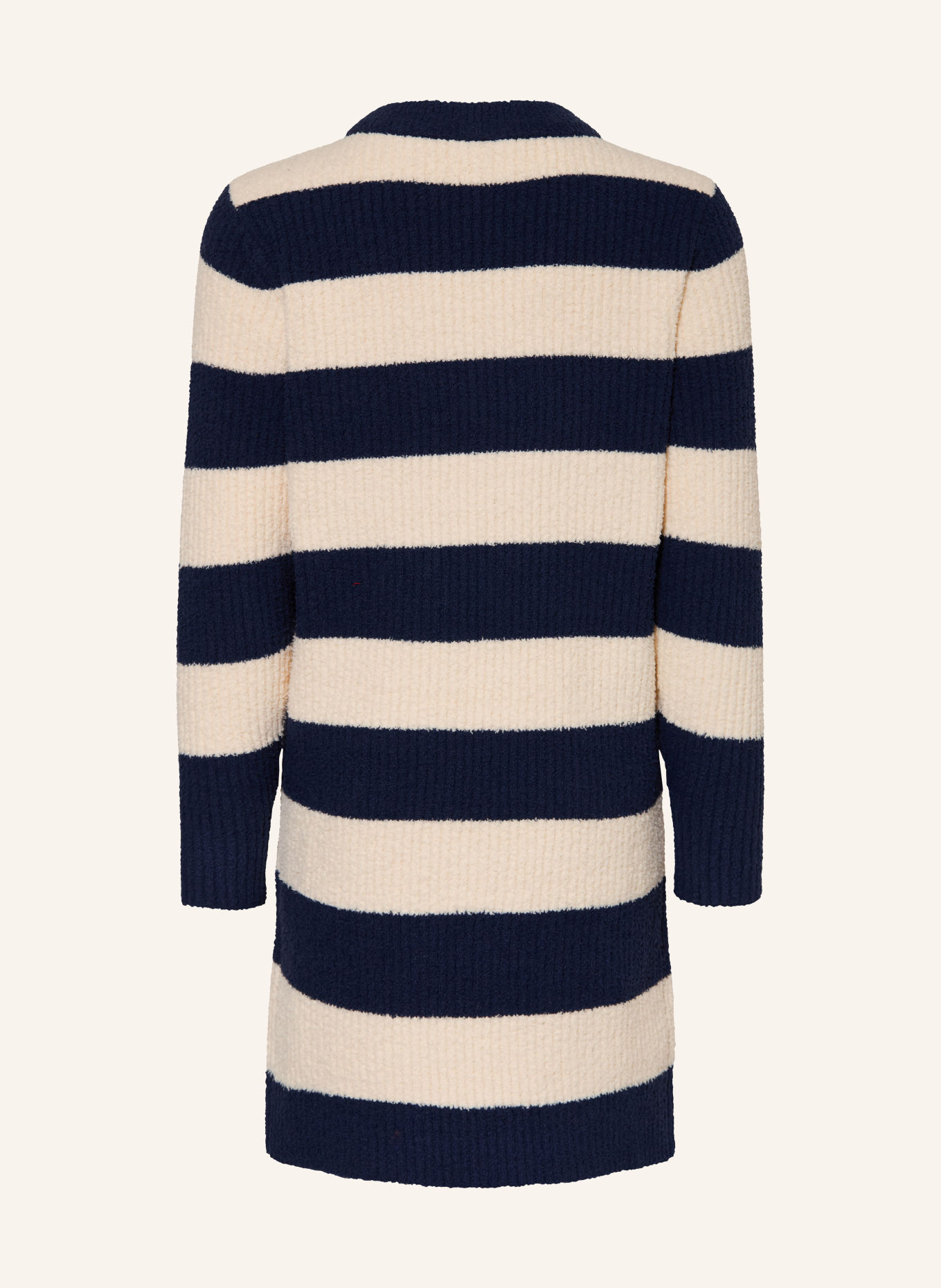 s.Oliver RED Gebreide jurk: DONKERBLAUW / CRÈME