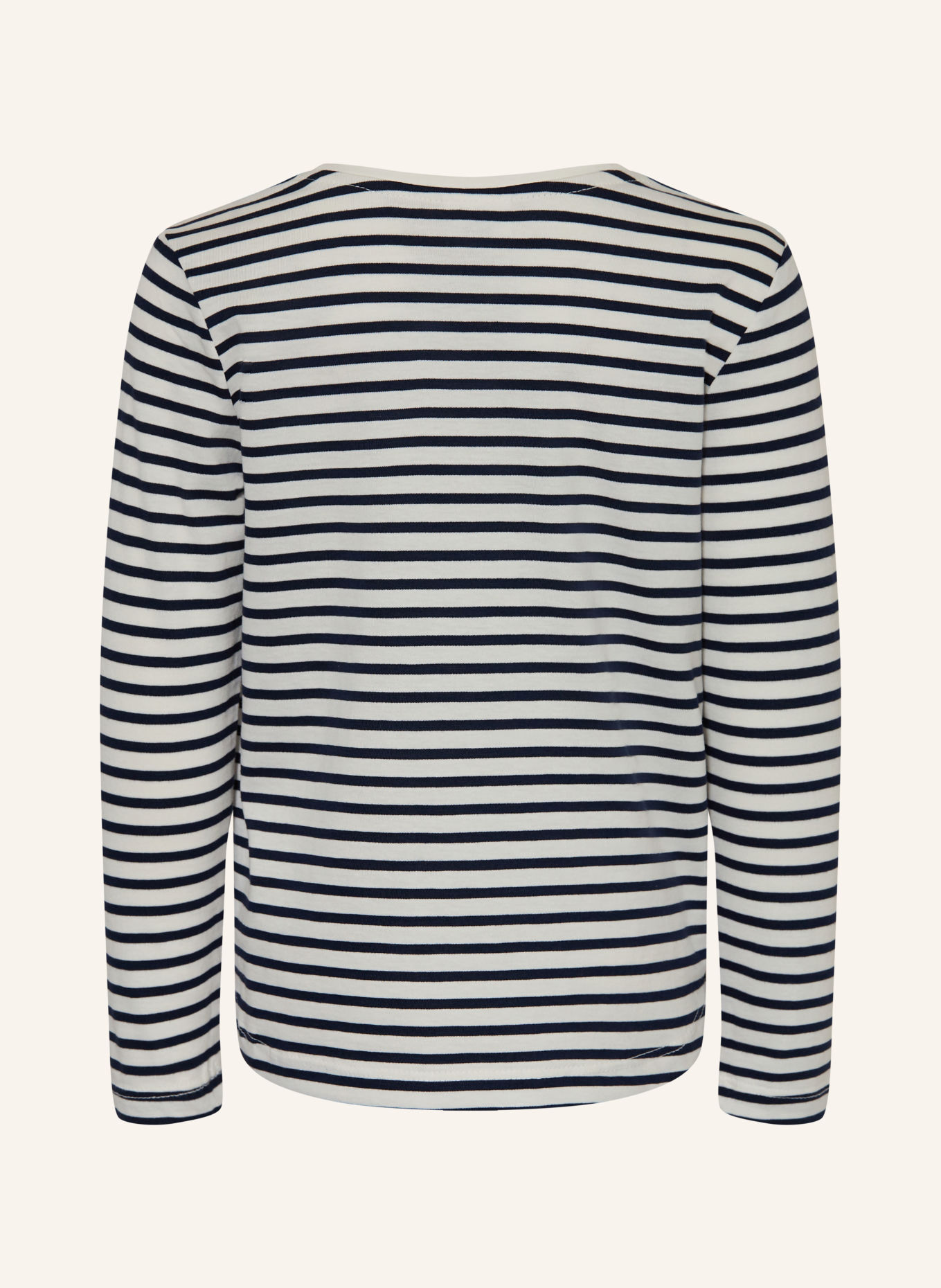 s.Oliver RED Longsleeve: WEISS / DUNKELBLAU
