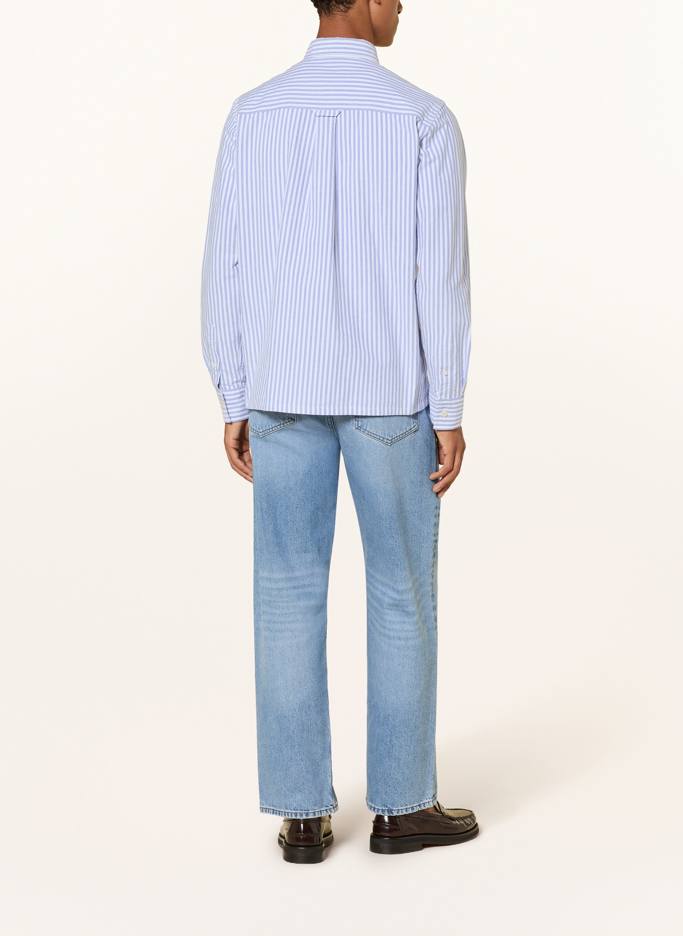 NN.07 Chemise coupe classique: BLEU / BLANC