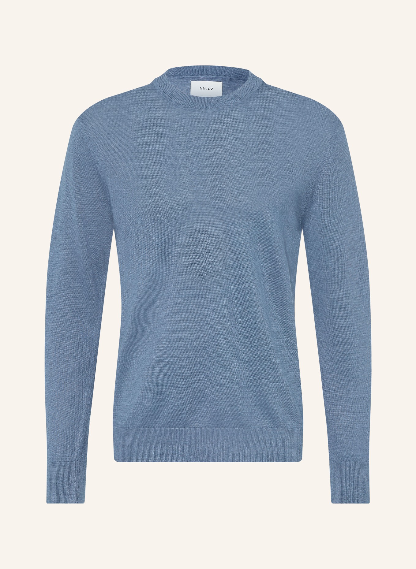 NN.07 Linen Sweater TED: BLUE GRAY