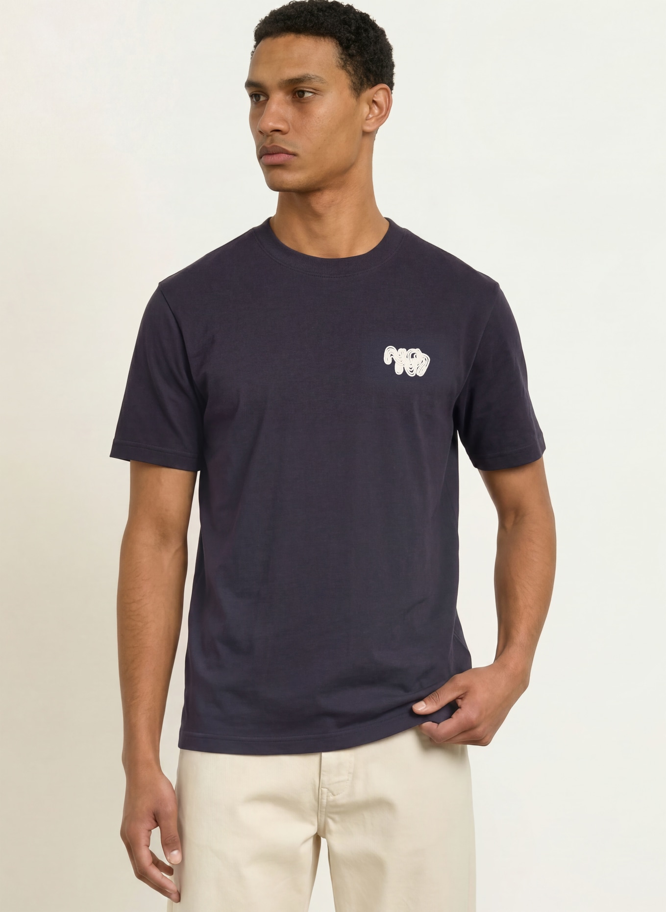 NN.07 ADAM T-shirt: DARK BLUE