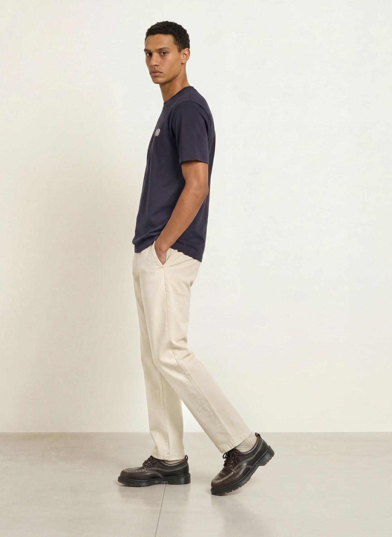 NN.07 ADAM T-shirt: DARK BLUE