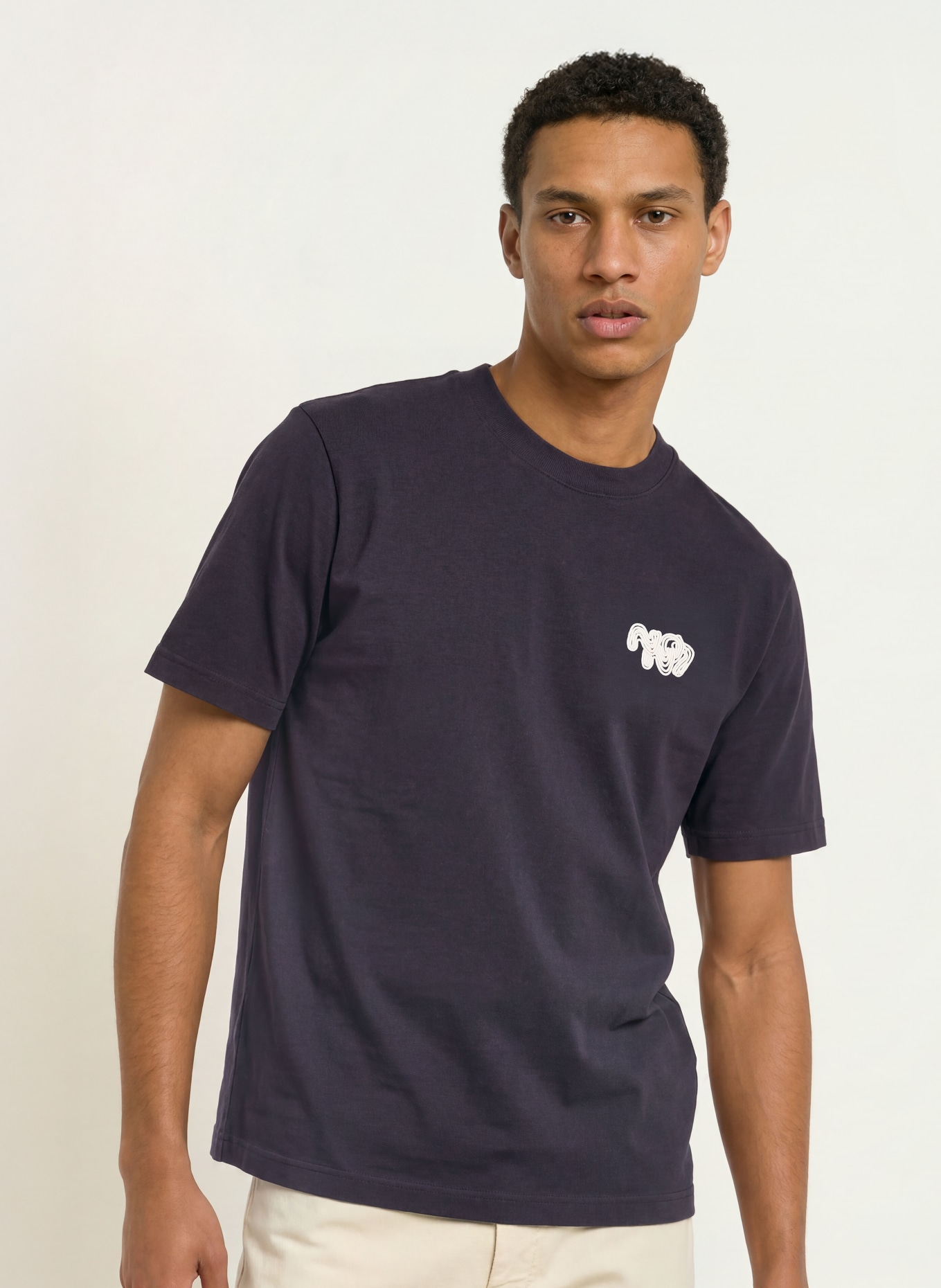 NN.07 ADAM T-shirt: DARK BLUE