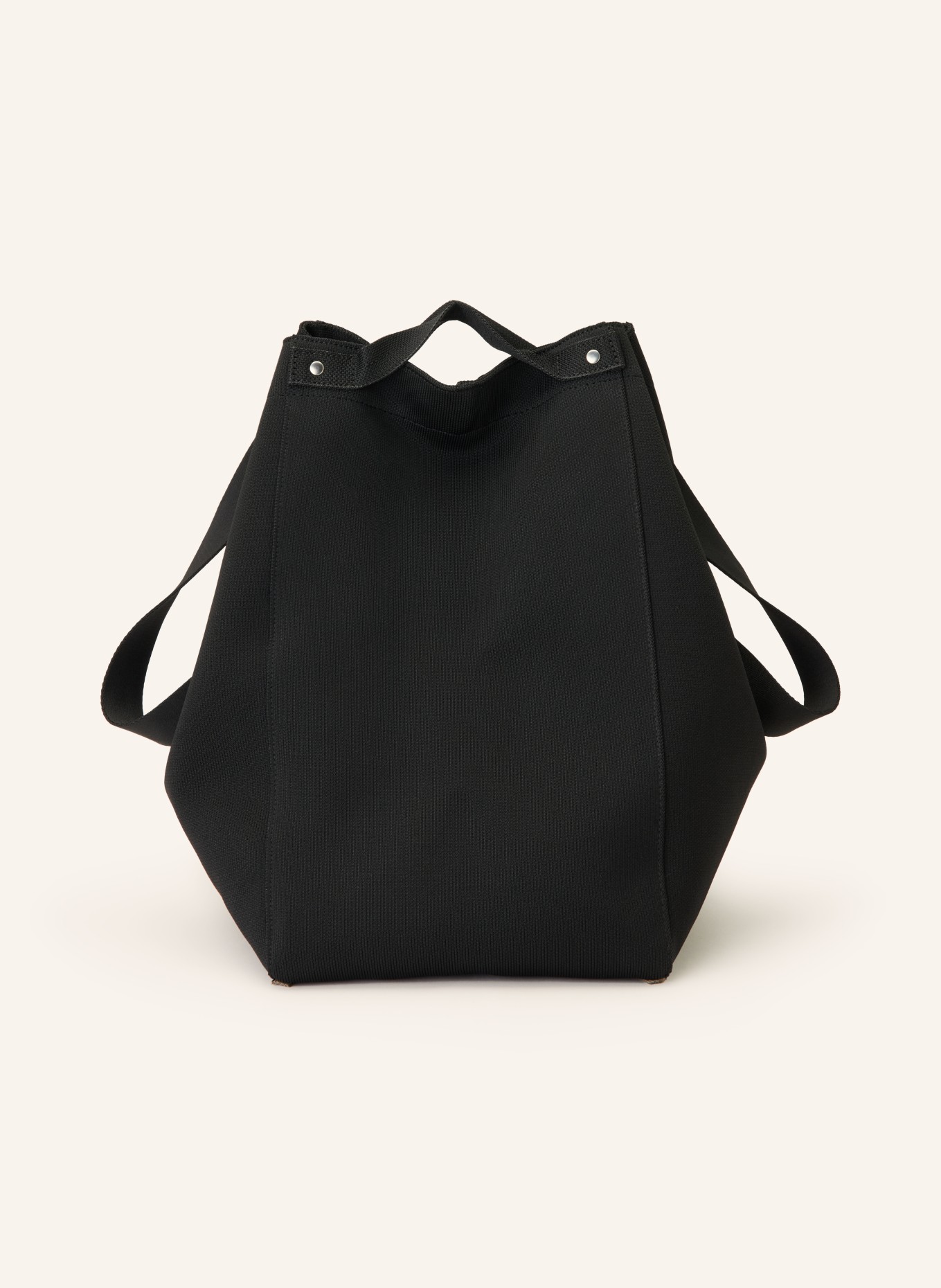 NN.07 GRIP TOTE Shoppers with Pouch: BLACK