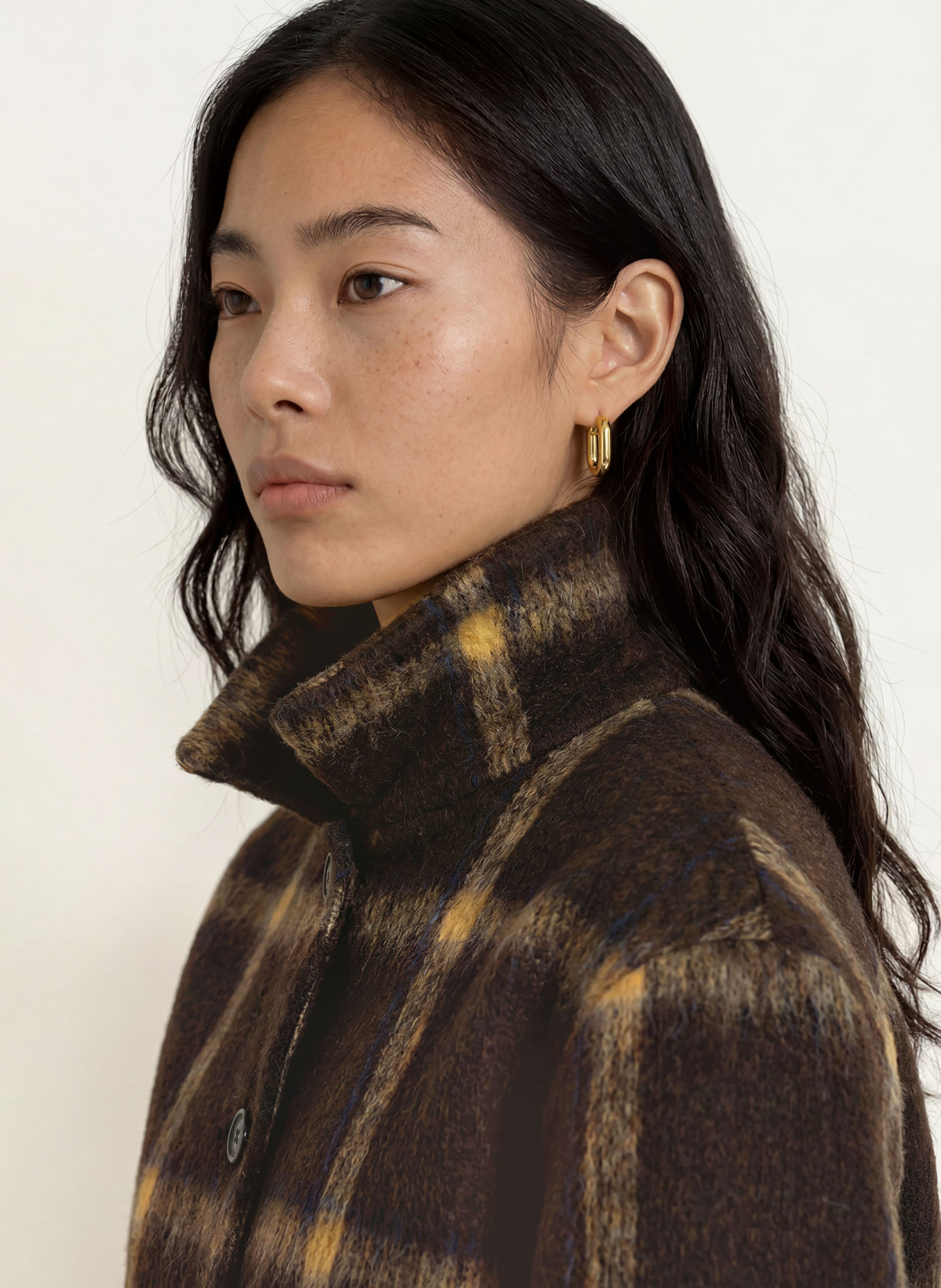 darling harbour Overjacket: dark brown /beige
