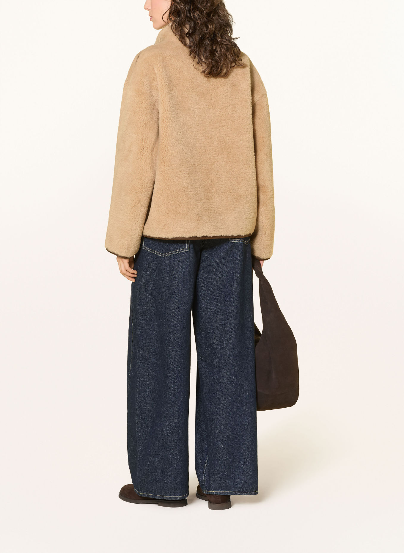 darling harbour Kurtka z futerkiem typu teddy: BEIGE