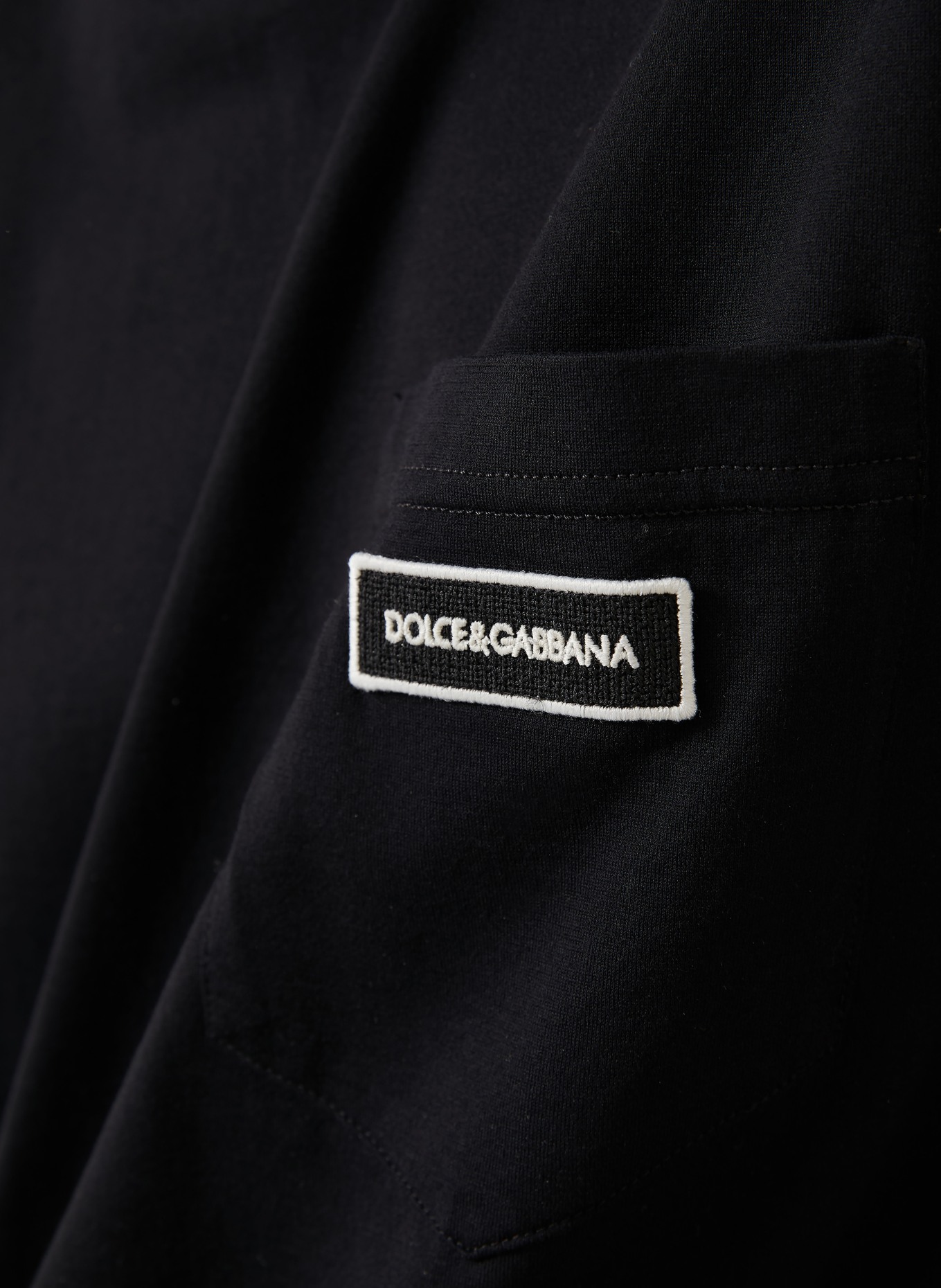 DOLCE & GABBANA Tričko: ČERNÁ