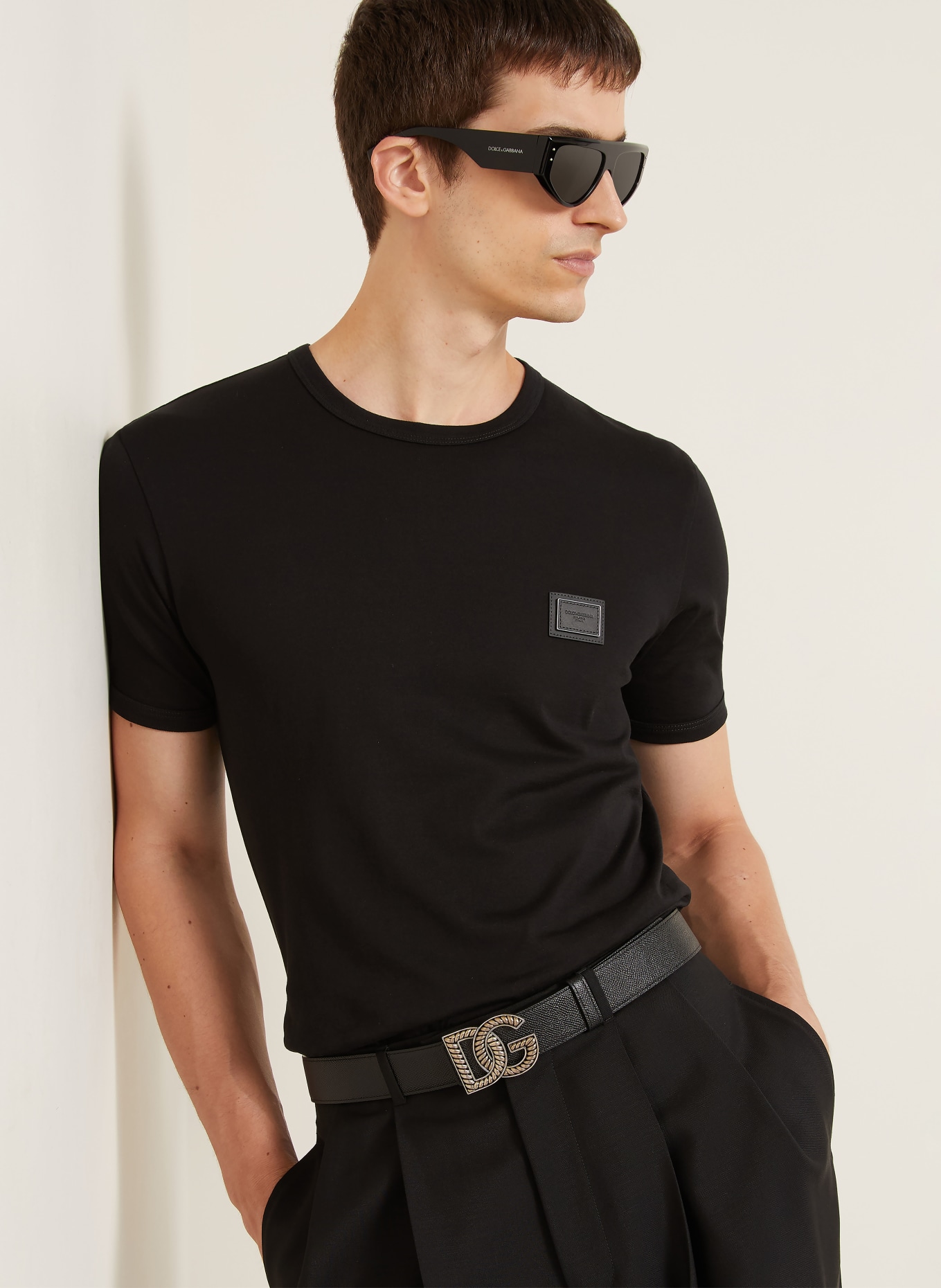 DOLCE & GABBANA T-shirt: ZWART