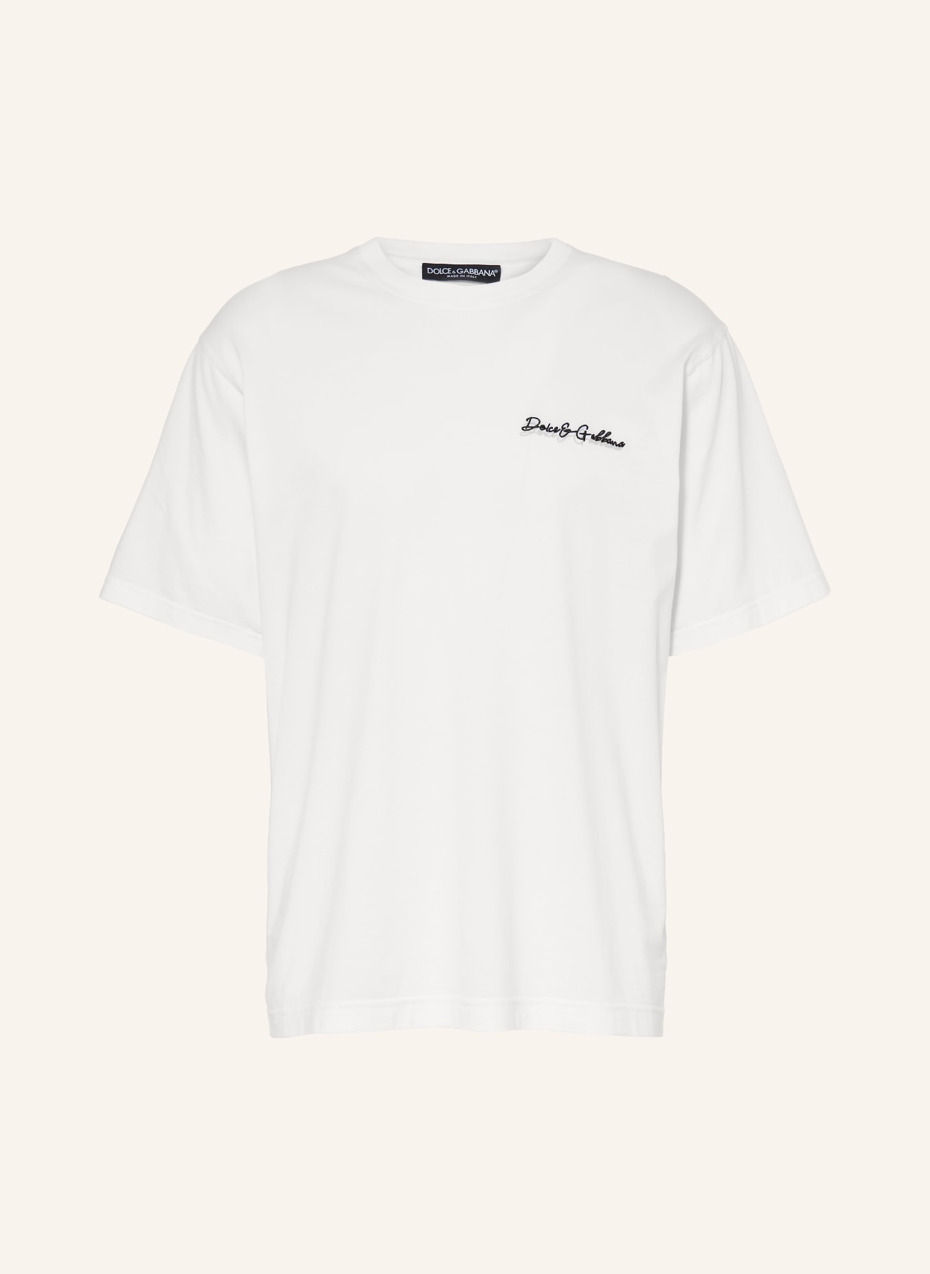 DOLCE & GABBANA T-shirt: BLANC / GRIS / NOIR