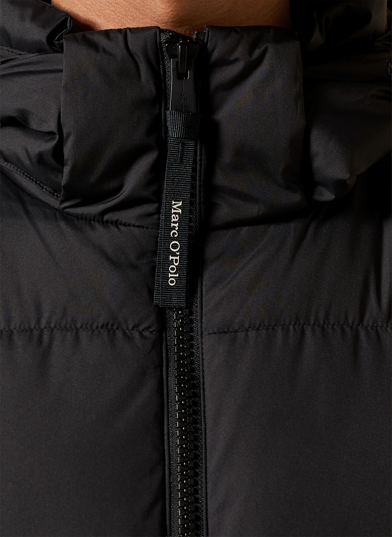 Marc O'Polo Down jacket with removable hood: BLACK