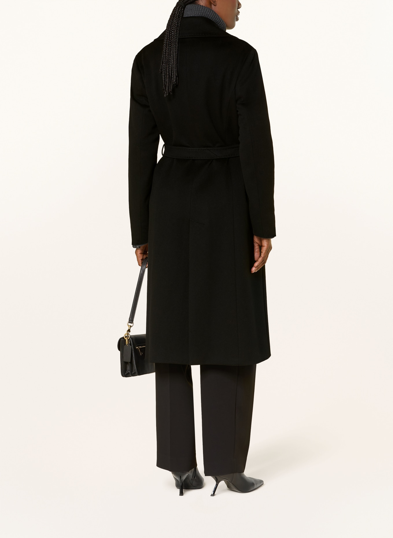 CINZIA ROCCA Manteau en laine: NOIR